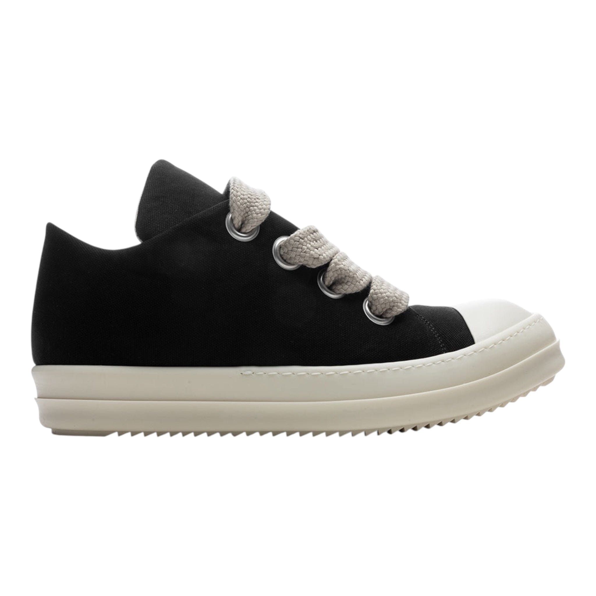 RICK OWENS | JUMBOLACED SNEAKERS BLACK/MILK スニーカー Rick Owens WMNS Jumbo Laced Low Sneaks - Black / Pearl