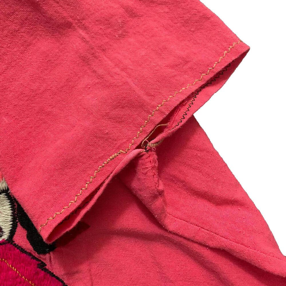 Designer Used Red Hand Made Blouse L Size L / US 10 / IT 46 - 4 Thumbnail