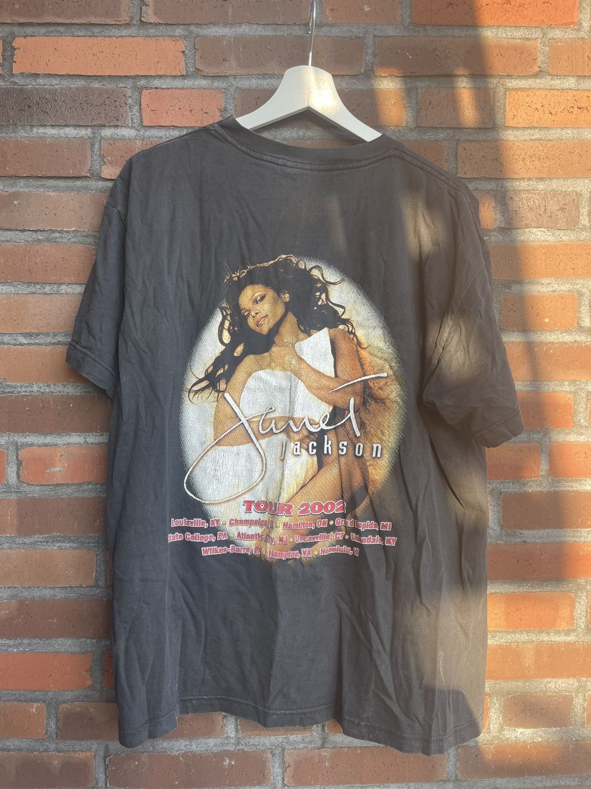 Band Tees × Vintage 2002 Vintage Janet Jackson Tour T-Shirt Size US L / EU 52-54 / 3 - 3 Thumbnail