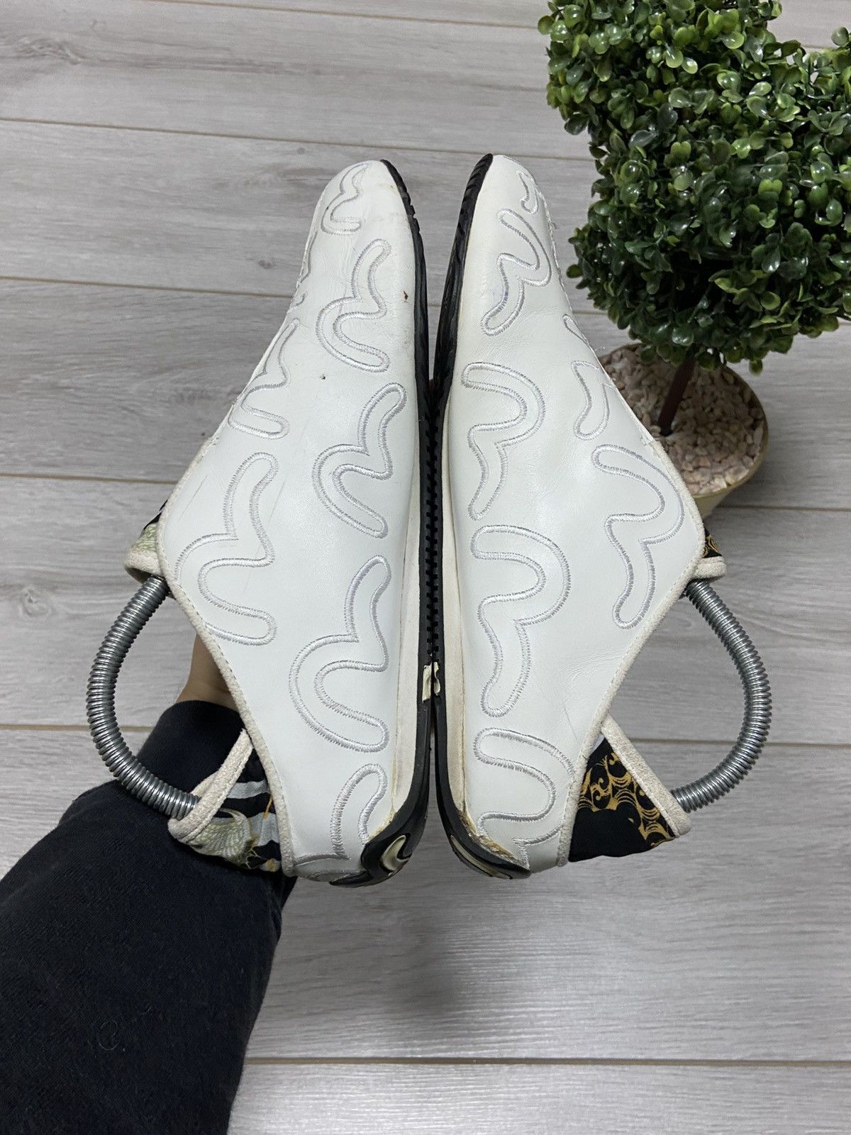 Evisu Evisu monogram big logo sneakers low top Size US 7 / EU 40 - 11 Thumbnail