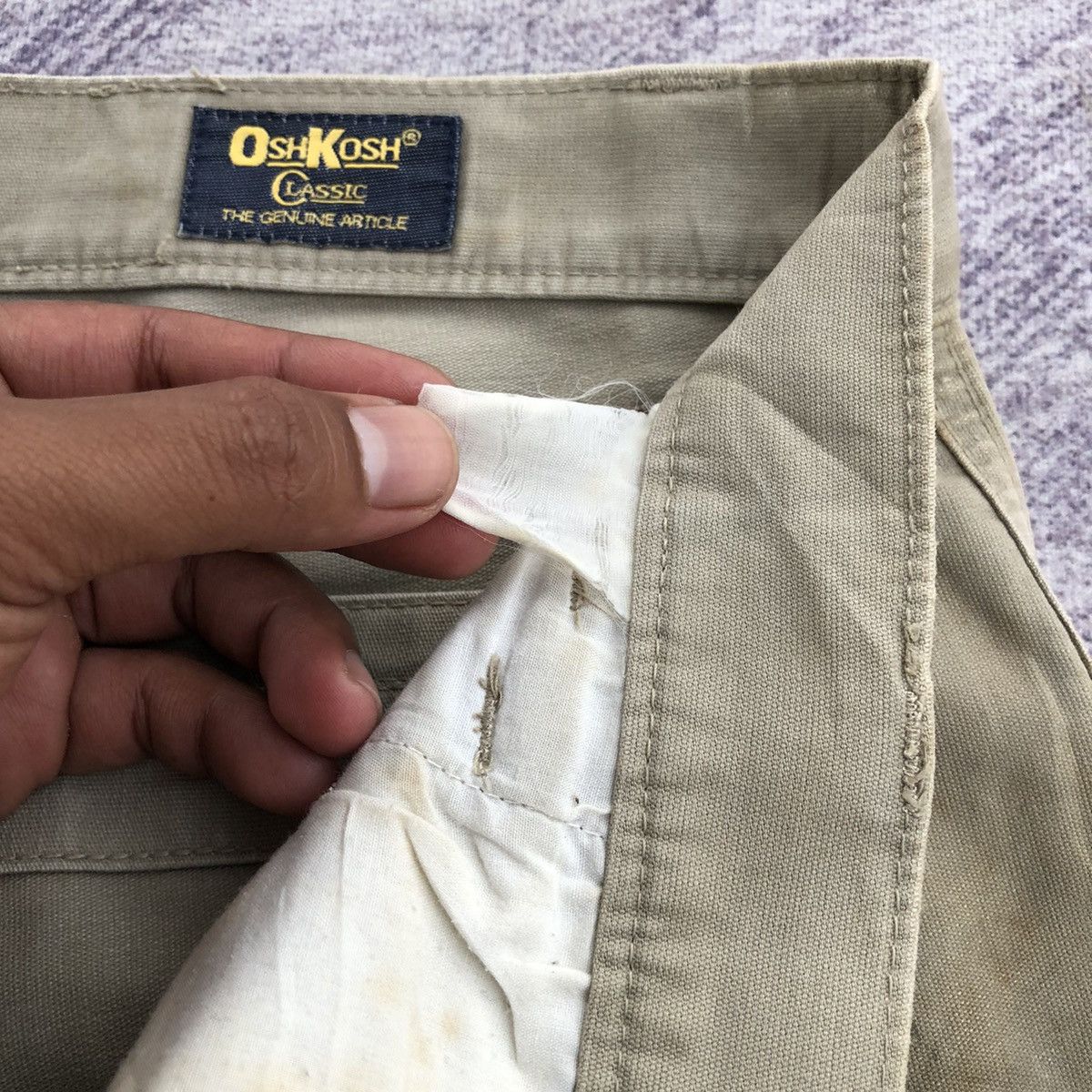 Japanese Brand × Oshkosh × Vintage Faded Cargo Pants OshKosh With 6 Pocket Size US 33 - 9 Thumbnail