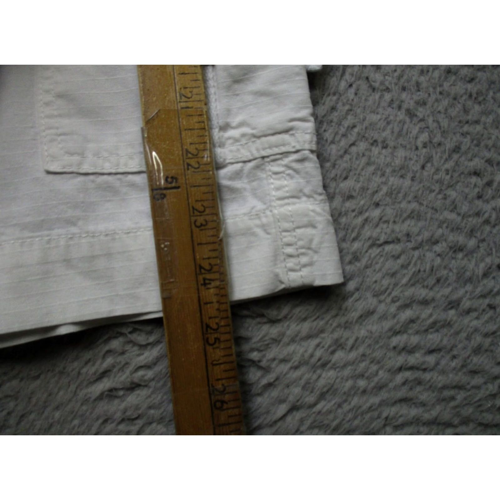 Ecko Unltd. Ecko Unltd. Cargo Shorts Mens 36 White Relaxed Drawstring Hem Utility Baggy Y2K Size US 36 / EU 52 - 5 Thumbnail