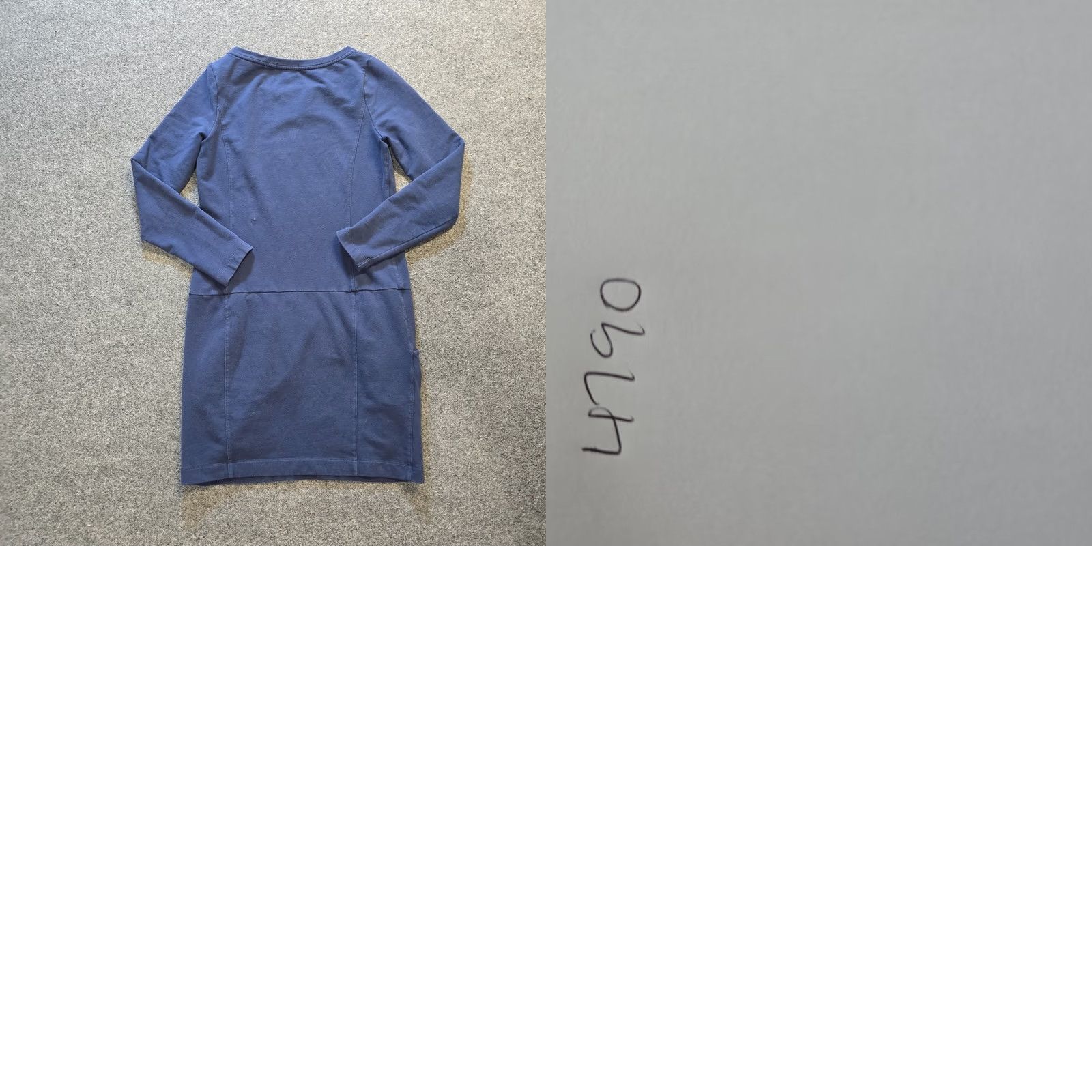 Boden Boden Dress Womens Size 4 Blue Pockets Long Sleeve Pleated Casual Minimal Modest Dress Size S / US 4 / IT 40 - 8 Thumbnail
