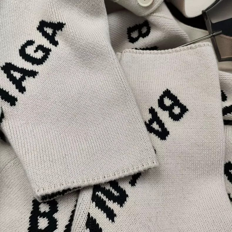 Balenciaga Balenciaga Knitted cardigan sweater full of logo Size US XS / EU 42 / 0 - 5 Thumbnail