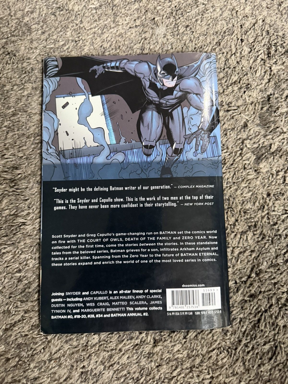 DC Comics 2014 DC Comics Batman Volume 6 Graveyard Shift Comic Book Size ONE SIZE - 2 Thumbnail