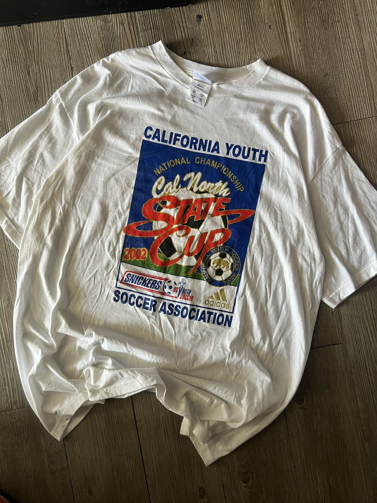 Adidas × Vintage Adidas Youth Soccer 2002 Size US XL / EU 56 / 4 - 1 Thumbnail