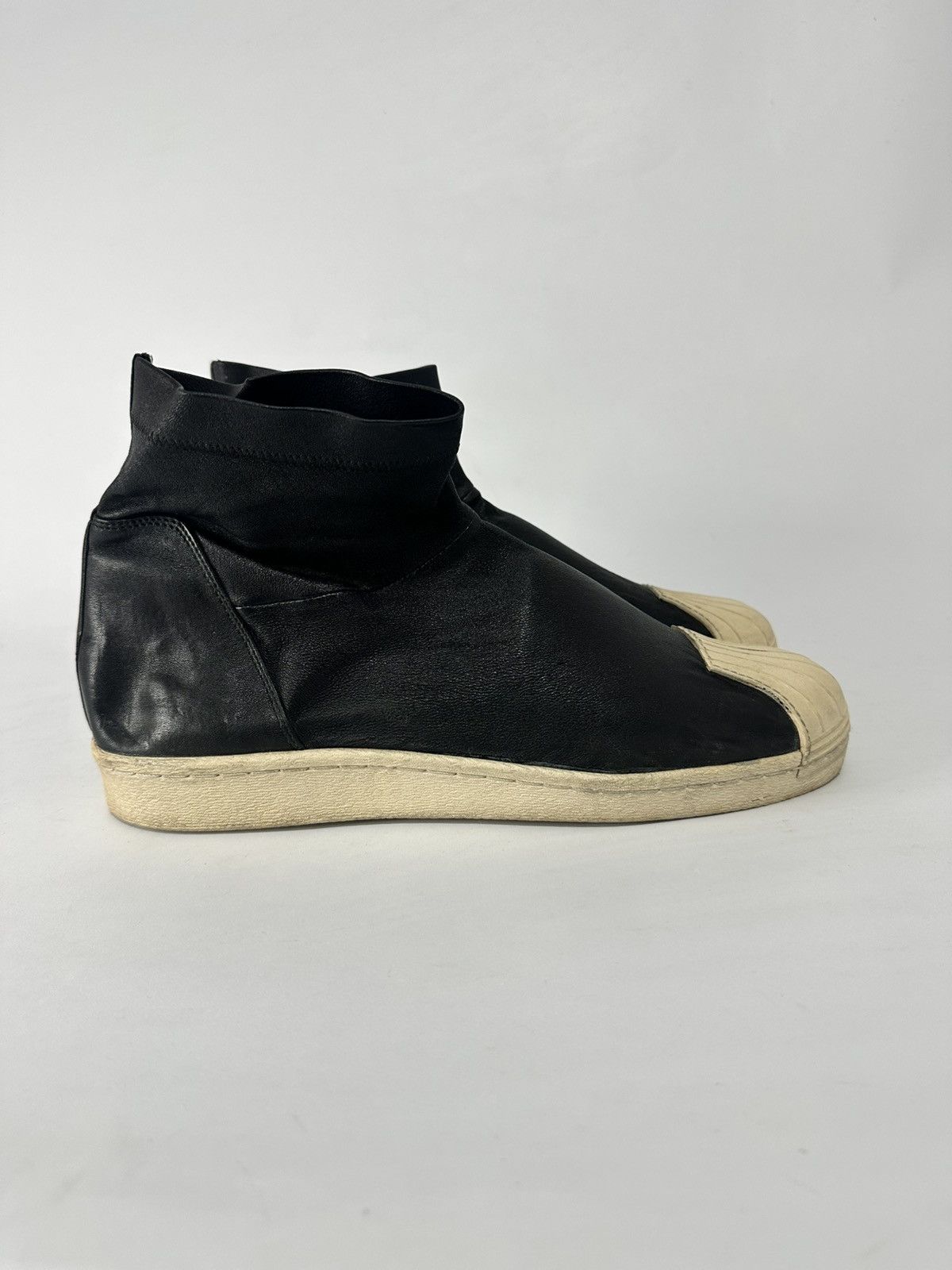 Adidas × Rick Owens Rick Owens x Adidas SS15 Faun Leather Sneakers Size US 9.5 / EU 42-43 - 2 Thumbnail