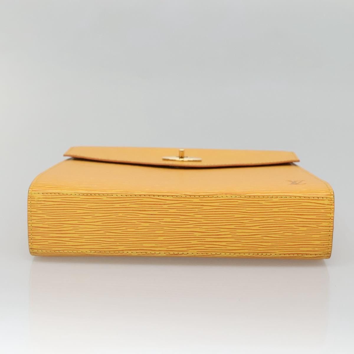 Louis Vuitton LOUIS VUITTON Epi Malesherbes Hand Bag Tassili Yellow Jonne Size ONE SIZE - 5 Thumbnail