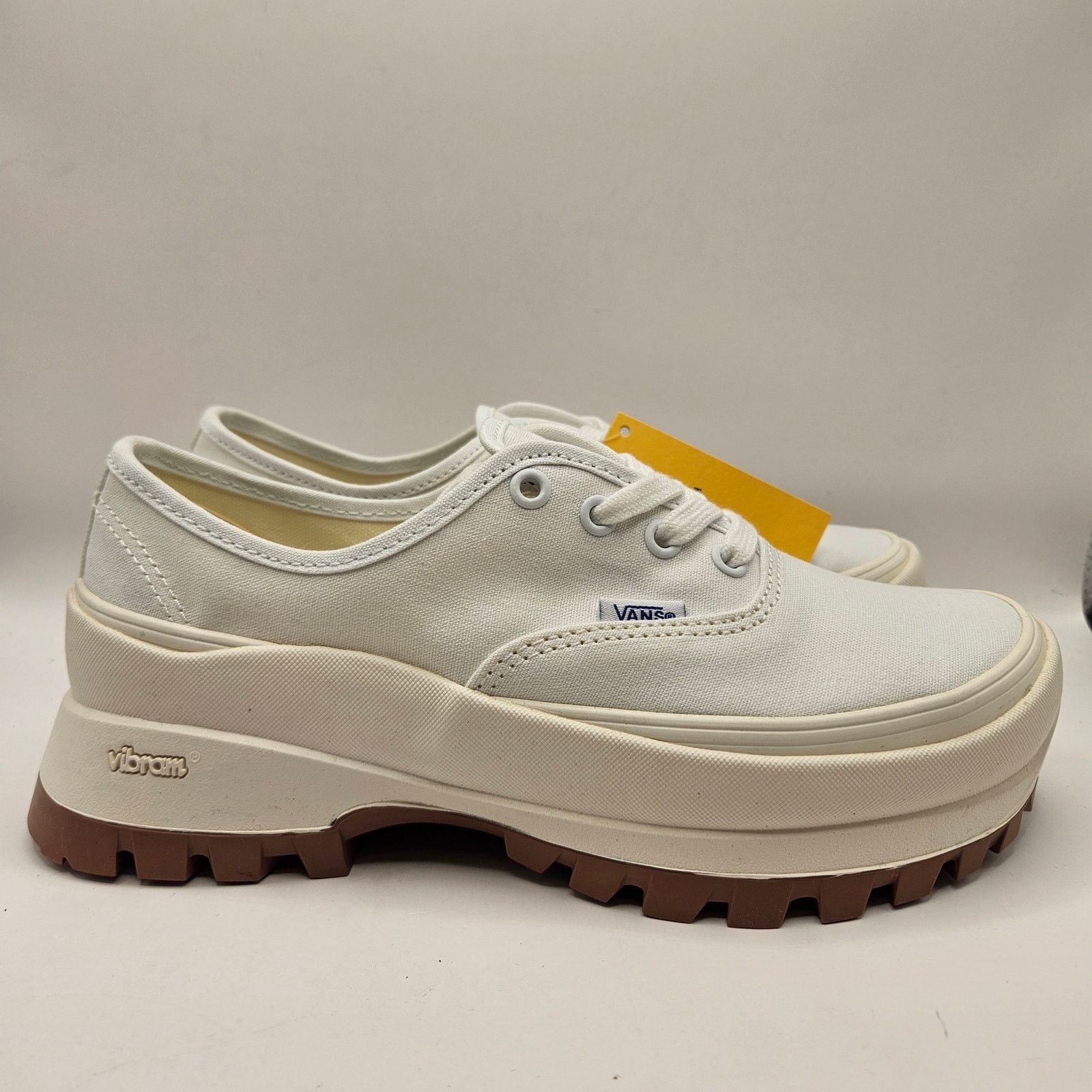 Vans VANS WOMEN'S 8 AUTHENTIC VIBRAM SOLE TRUE WHITE LOW TOP NWOB Size US 8 / IT 38 - 5 Thumbnail