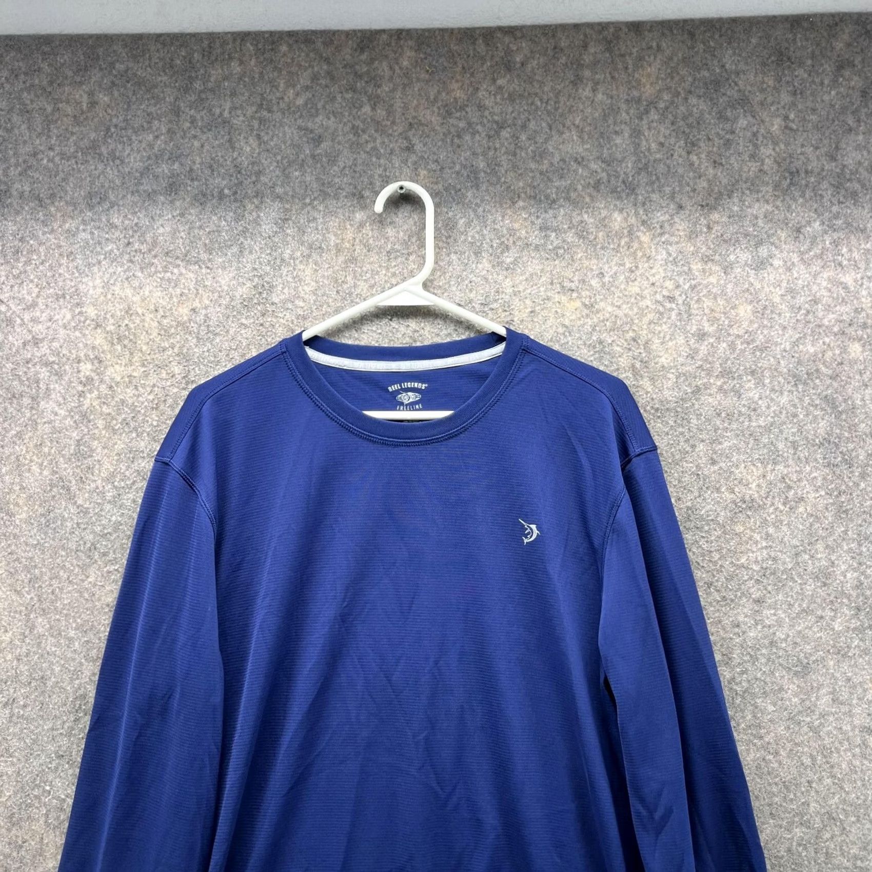 Vintage Reel Legends Sweatshirt Men Medium Adult Blue Logo Pullover Crew Neck Size US M / EU 48-50 / 2 - 2 Thumbnail