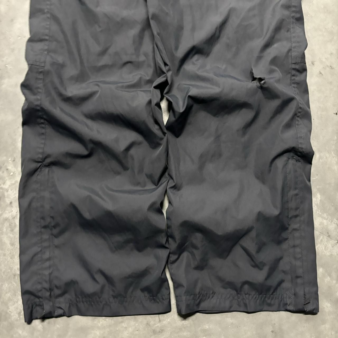 Japanese Brand × Vintage Crazy Vintage Y2K/2000s Baggy Grey Skater Drill Gorcpore Track Pants! Size US 34 / EU 50 - 5 Thumbnail