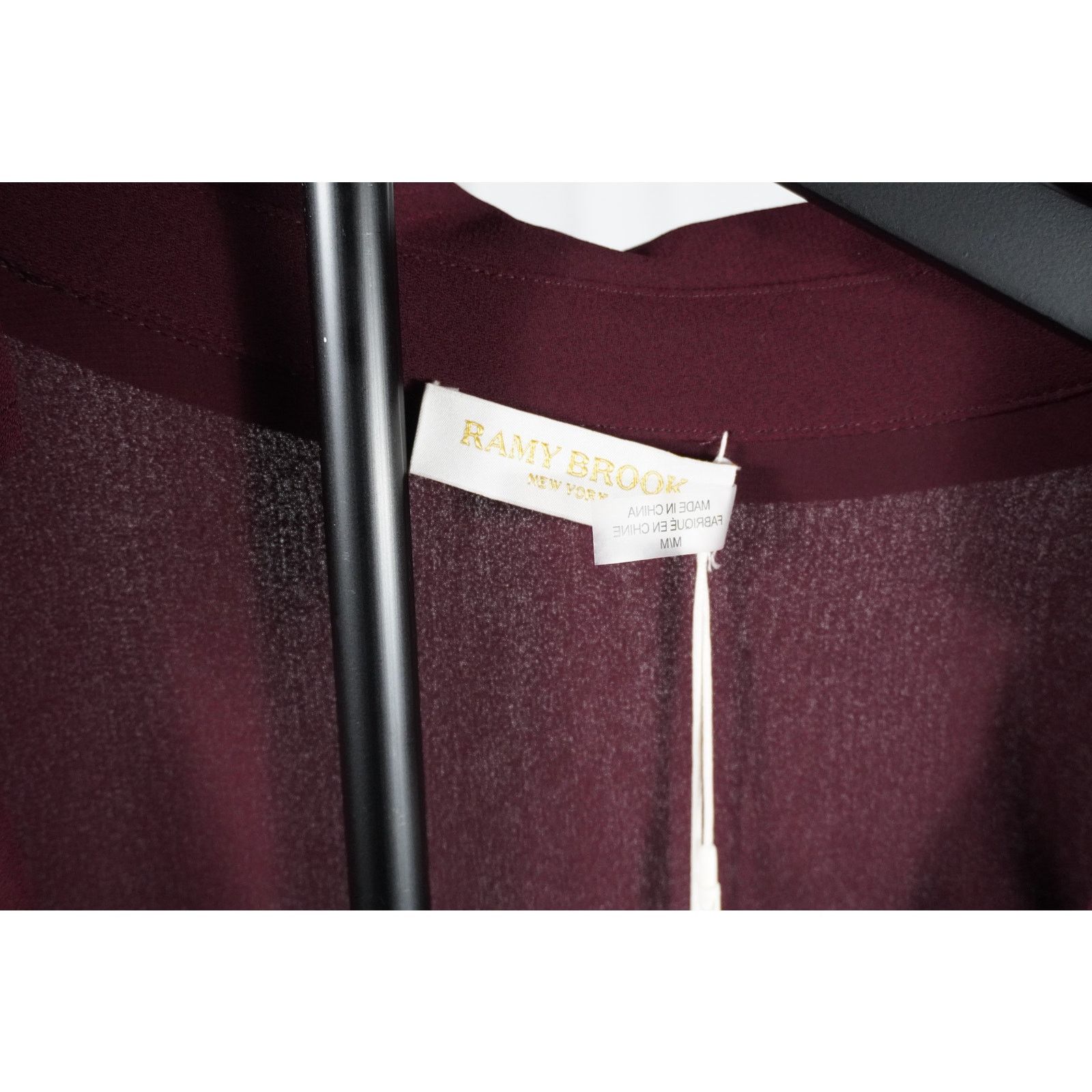 Ramy Brook Ramy Brook Cabernet Wrap Dress Women’s Med. Long Sleeve NWT Size M / US 6-8 / IT 42-44 - 3 Thumbnail