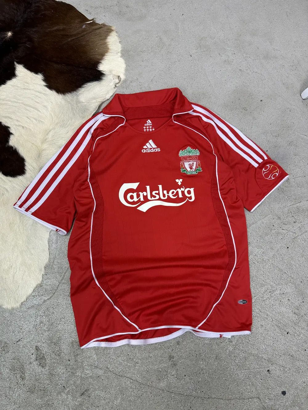 Adidas Vintage Adidas Sporty Liverpool FC 07/08 Geraard Jersey y2K Size US M / EU 48-50 / 2 - 1 Thumbnail