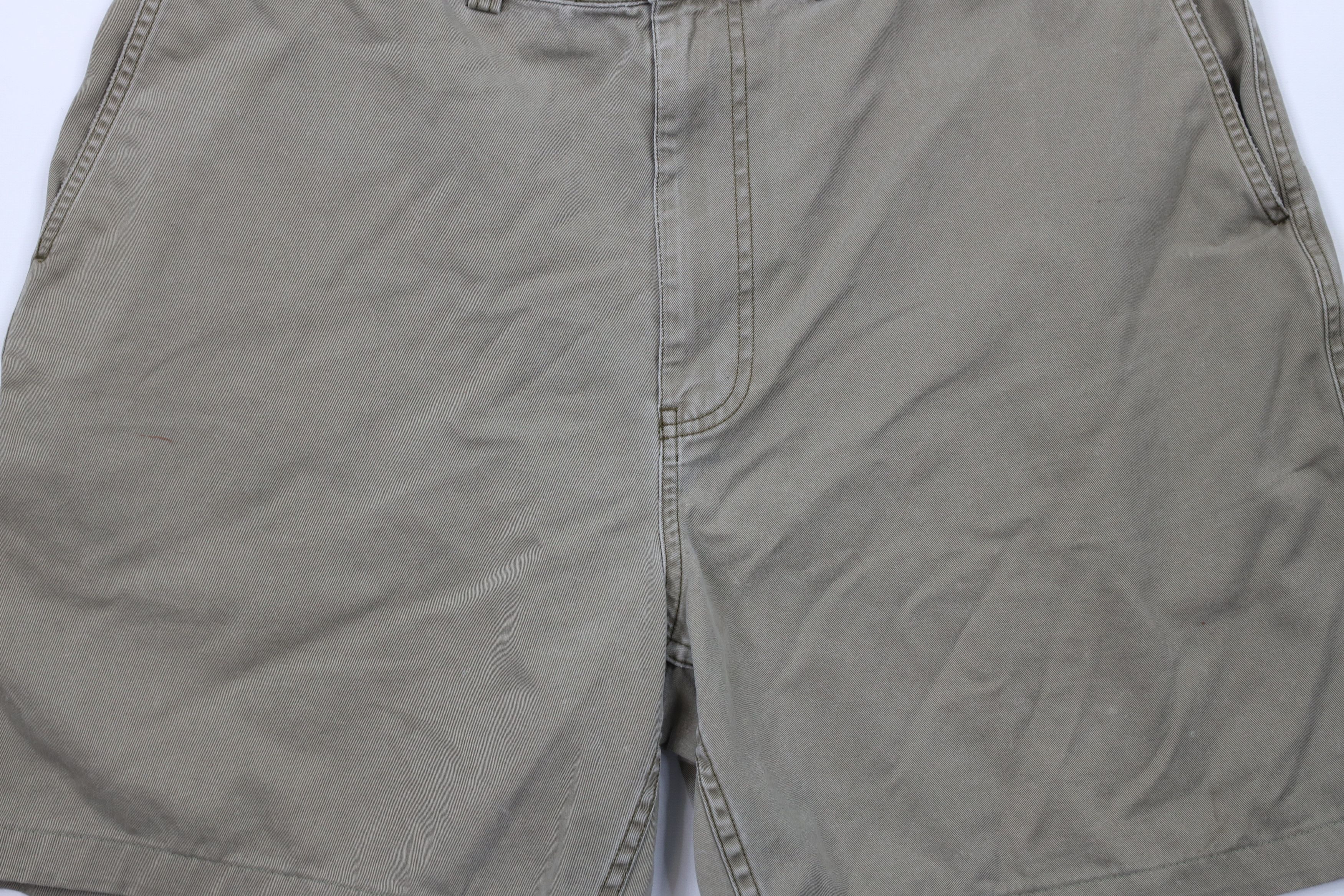 Ralph Lauren × Vintage Vintage 90s Ralph Lauren Above Knee Military Chino Shorts Size US 38 / EU 54 - 3 Thumbnail