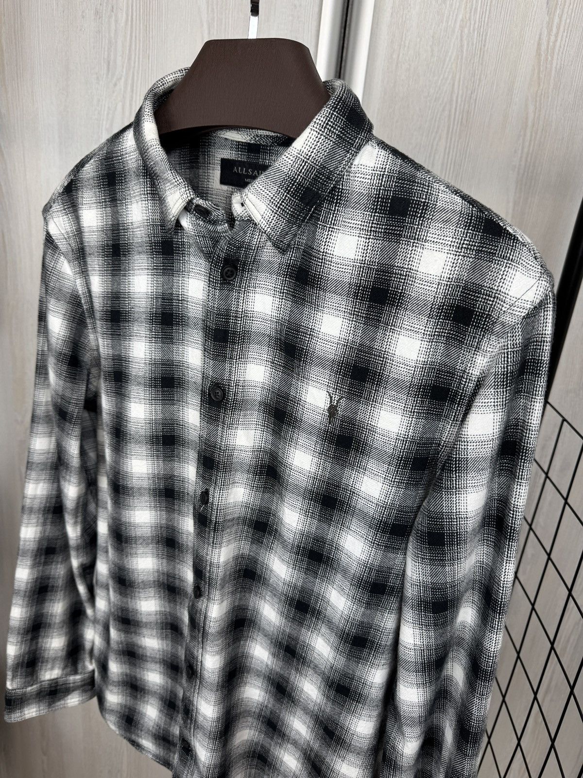 Allsaints Allsaints Lidenwood long sleeve shirt checkered flannel Size US M / EU 48-50 / 2 - 4 Thumbnail