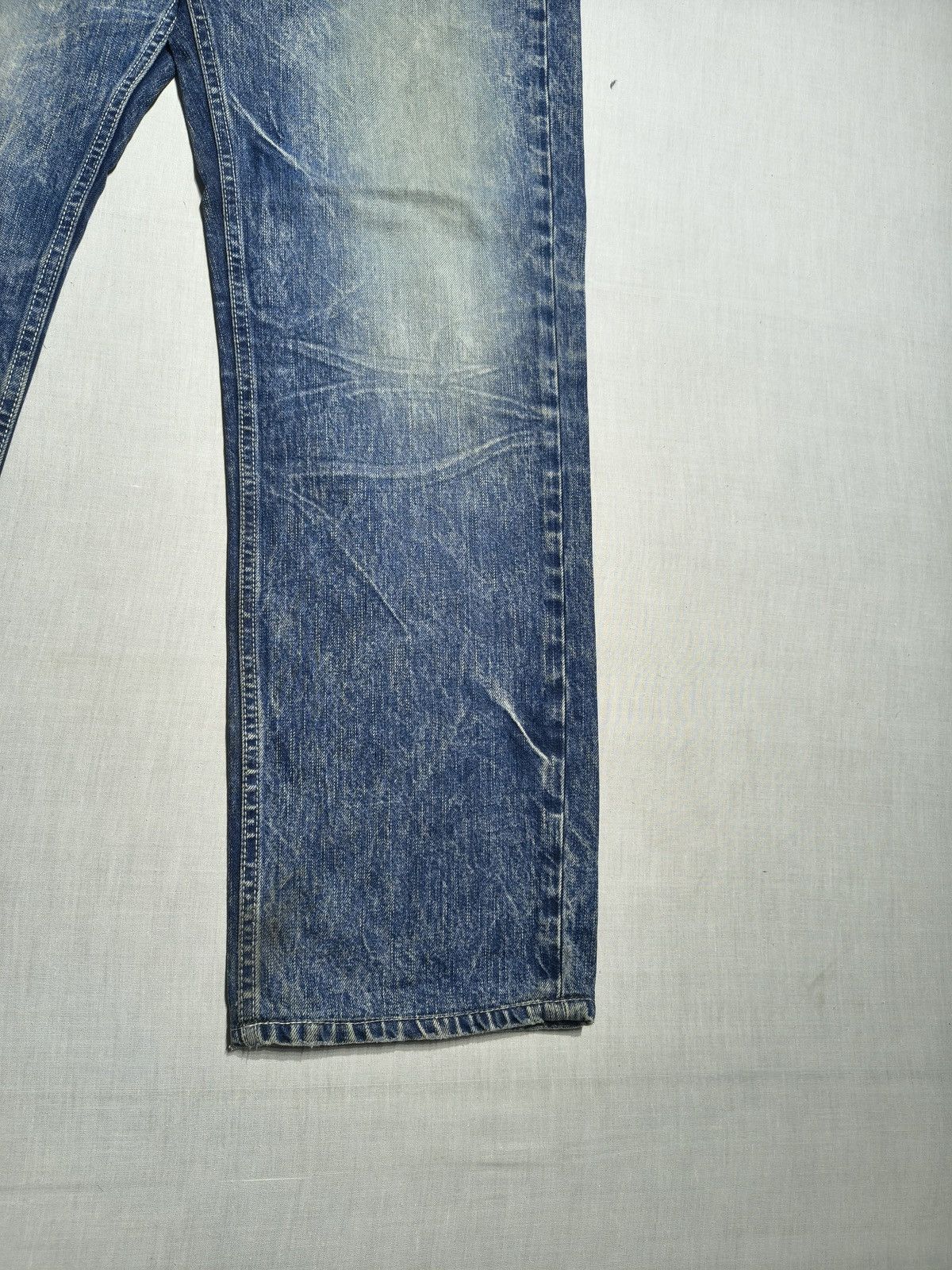 Japanese Brand Vintage Big Train Koi Fish Embroidered Denim Y2K 🐟(046) Size US 36 / EU 52 - 7 Thumbnail