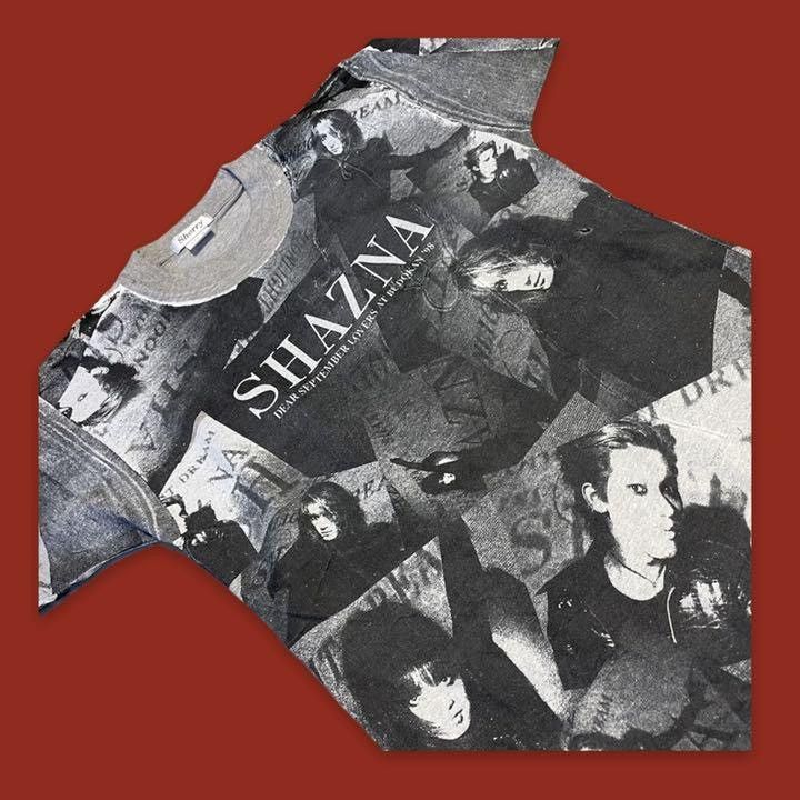 Vintage vintage 80s Japanese Band Shazna Overprint tee Size US M / EU 48-50 / 2 - 7 Thumbnail
