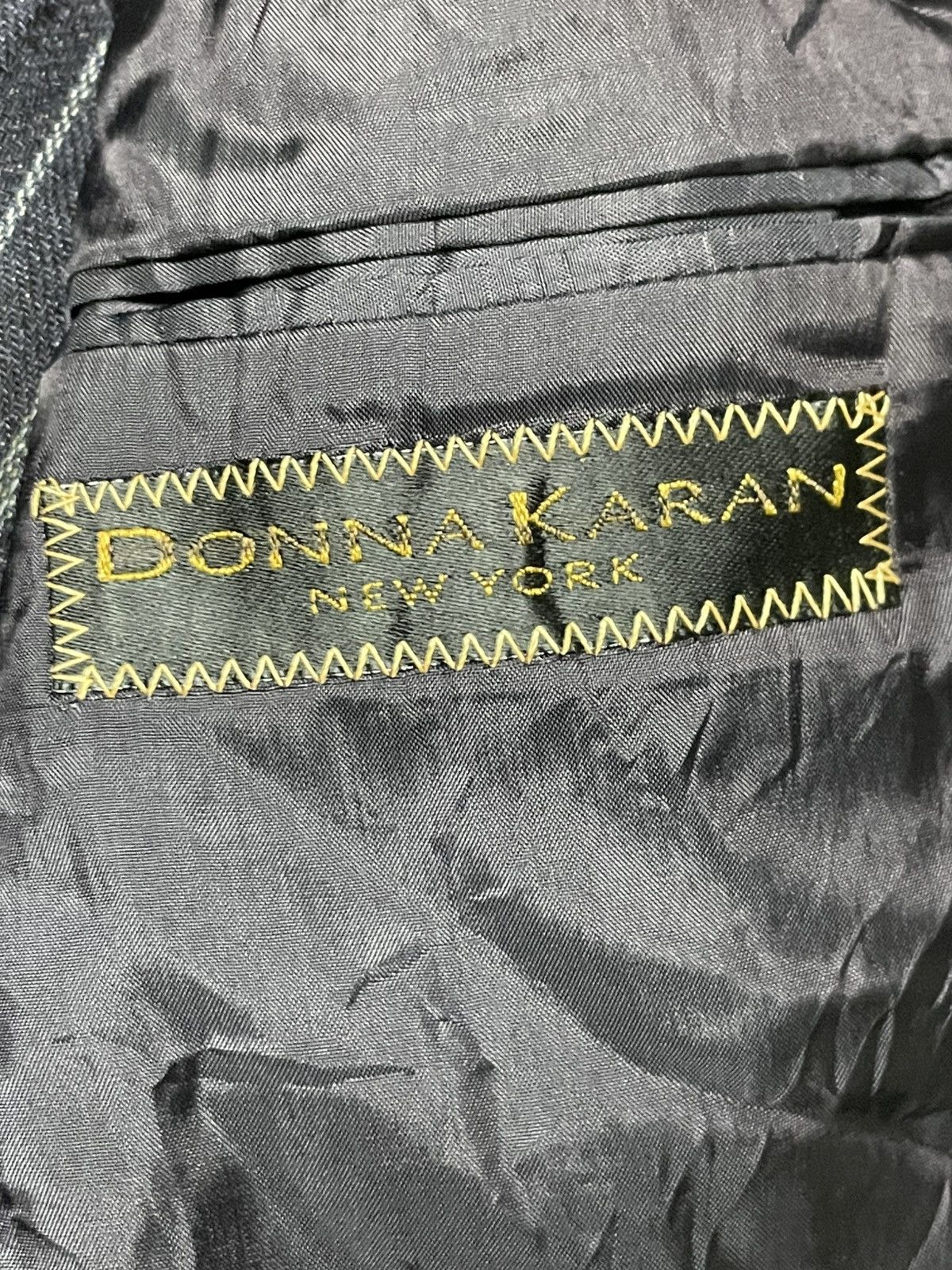 Donna Karan × Japanese Brand × Vintage Vintage Donna Karan Signature Stripe Coat (71) Size US S / EU 44-46 / 1 - 10 Thumbnail