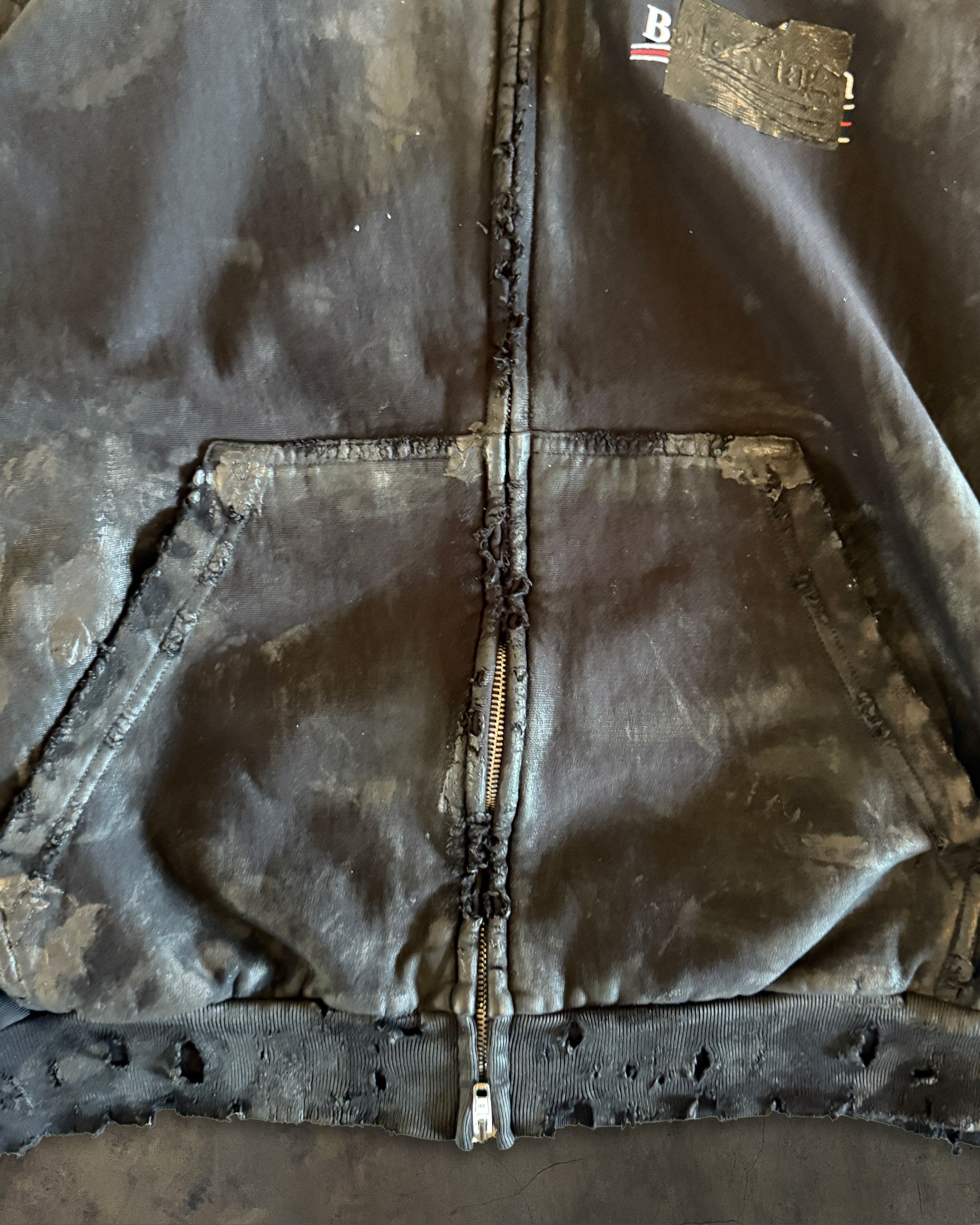 Balenciaga BALENCIAGA SS2023 MUD GAFFER TAPE ZIP UP Size US S / EU 44-46 / 1 - 3 Thumbnail