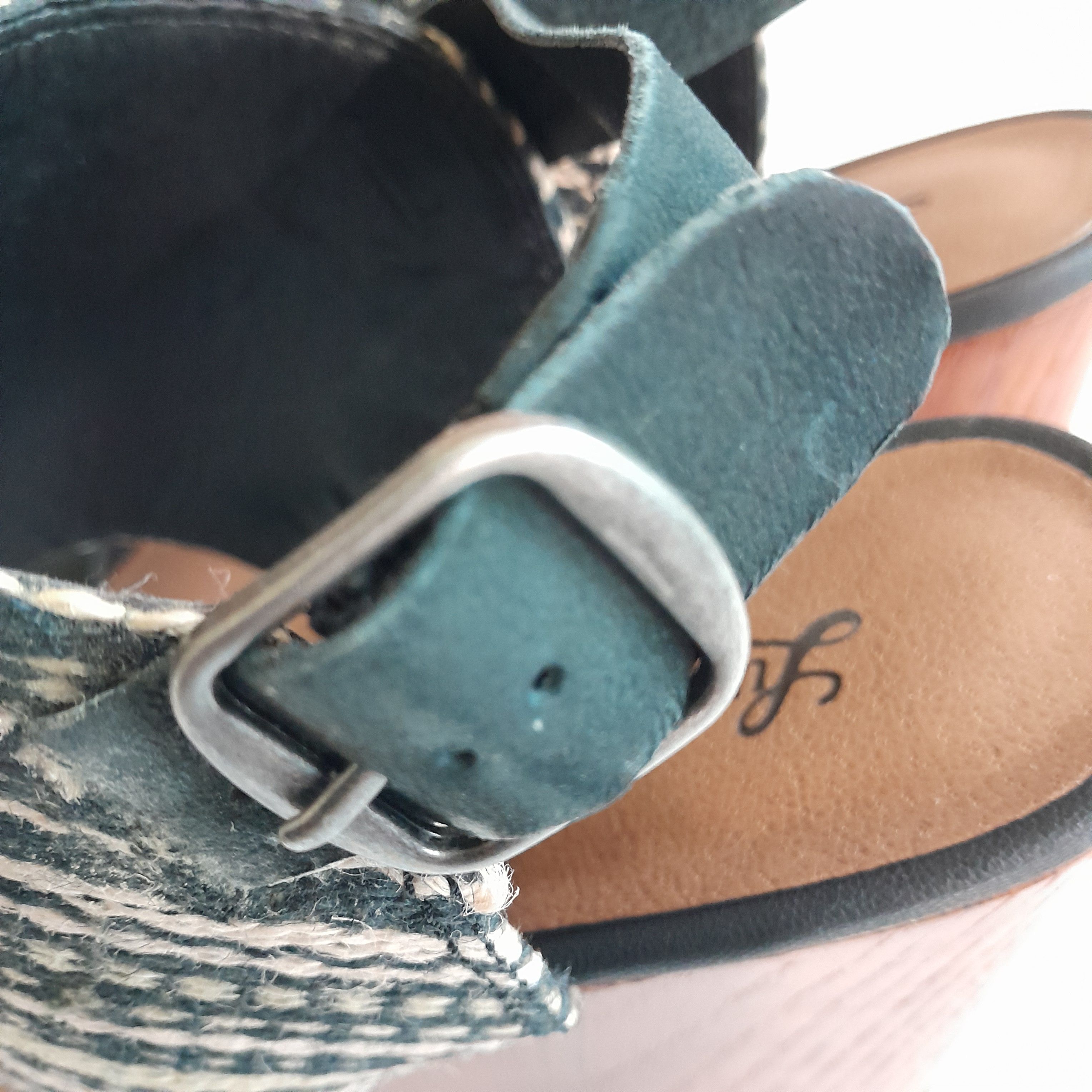 Lucky Brand Lucky Brand Women Mika Chunky Wood Platform Size 8.5M Size US 8.5 / IT 38.5 - 8 Thumbnail