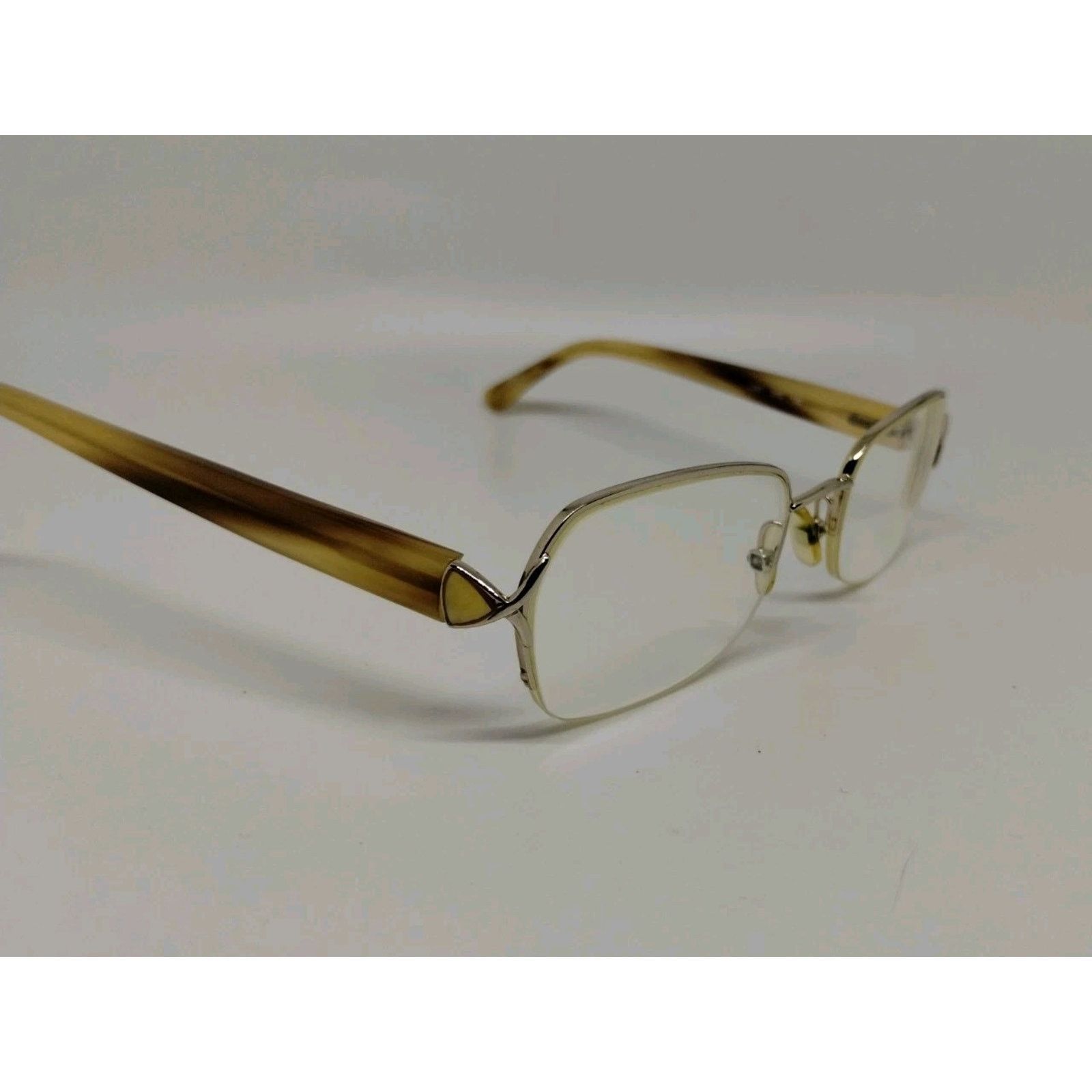 Liz Claiborne Liz Claiborne Eyeglass Frames L307 3YG Gold Yellow 51-19-130 Size ONE SIZE - 4 Thumbnail