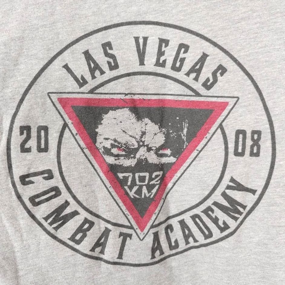 Next Level NEXT LEVEL 702 Boxing T Shirt Mens XS Gray Short Sleeve Crew Neck Cotton Blend Double-Sided 2008 Las Vegas Combat Academy Sports Fighter Training Men Size US XS / EU 42 / 0 - 5 Thumbnail