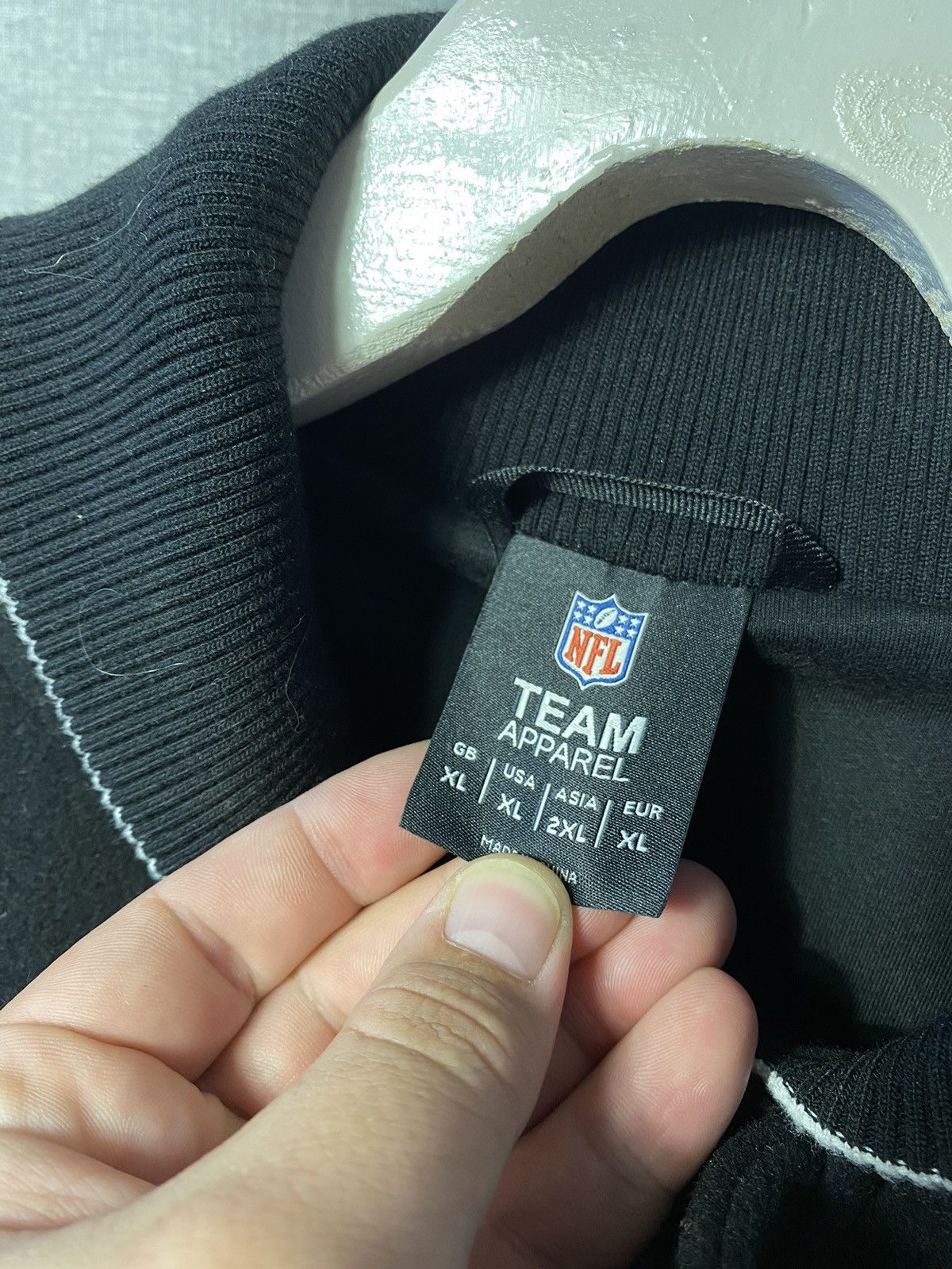 NFL × Vintage Vintage Raiders NFL WOOL Bomber Jacket BIG LOGO Size XL Size US XL / EU 56 / 4 - 8 Thumbnail