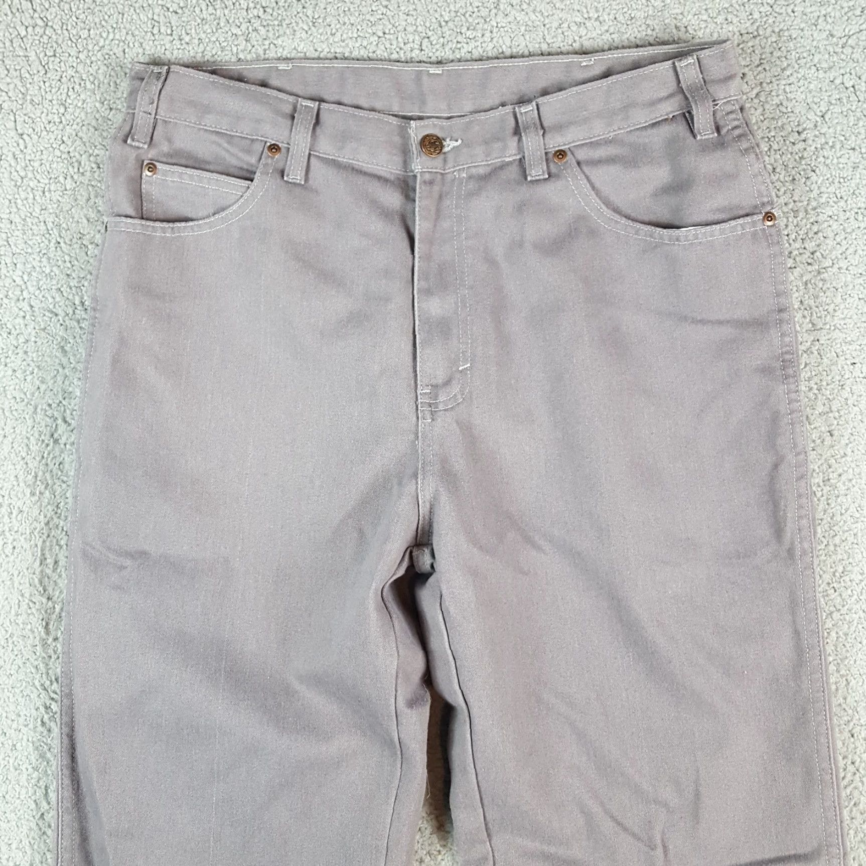 Sears VINTAGE Sears Gray Denim Western Straight Leg Men's 36 Classic Fit Cowboy Jeans Size US 36 / EU 52 - 2 Thumbnail