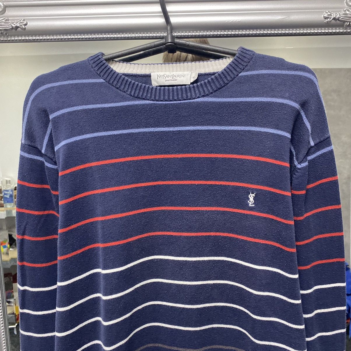 Yves Saint Laurent Vintage Yves Saint Laurent Sweatshirt Size US M / EU 48-50 / 2 - 2 Thumbnail