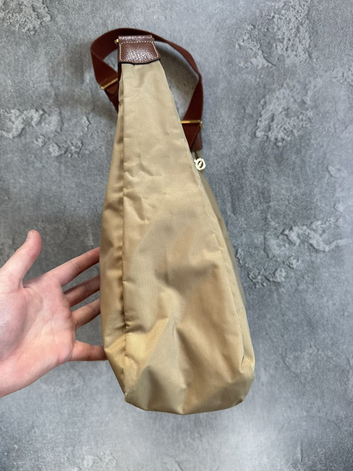 Longchamp Longchamp retro big shoulder baguette bag 💼 beige luxury Size ONE SIZE - 9 Thumbnail