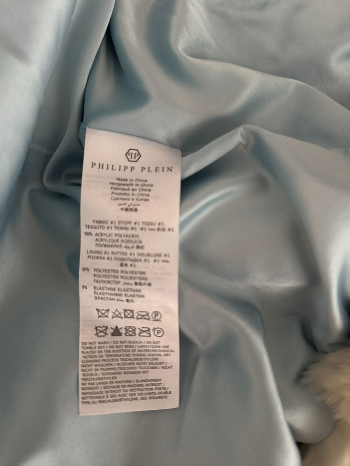 Philipp Plein Philip Plein Faux Fur Vegan Fur Zip Jacket Oversizing Size S / US 4 / IT 40 - 10 Thumbnail