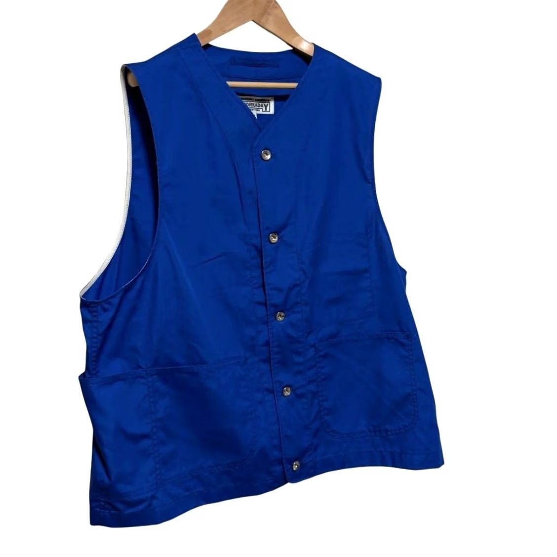 Engineered Garments Engineered Garments WORKADY Vest Blue Casual Mens Pre-owned Size US XL / EU 56 / 4 - 2 Thumbnail