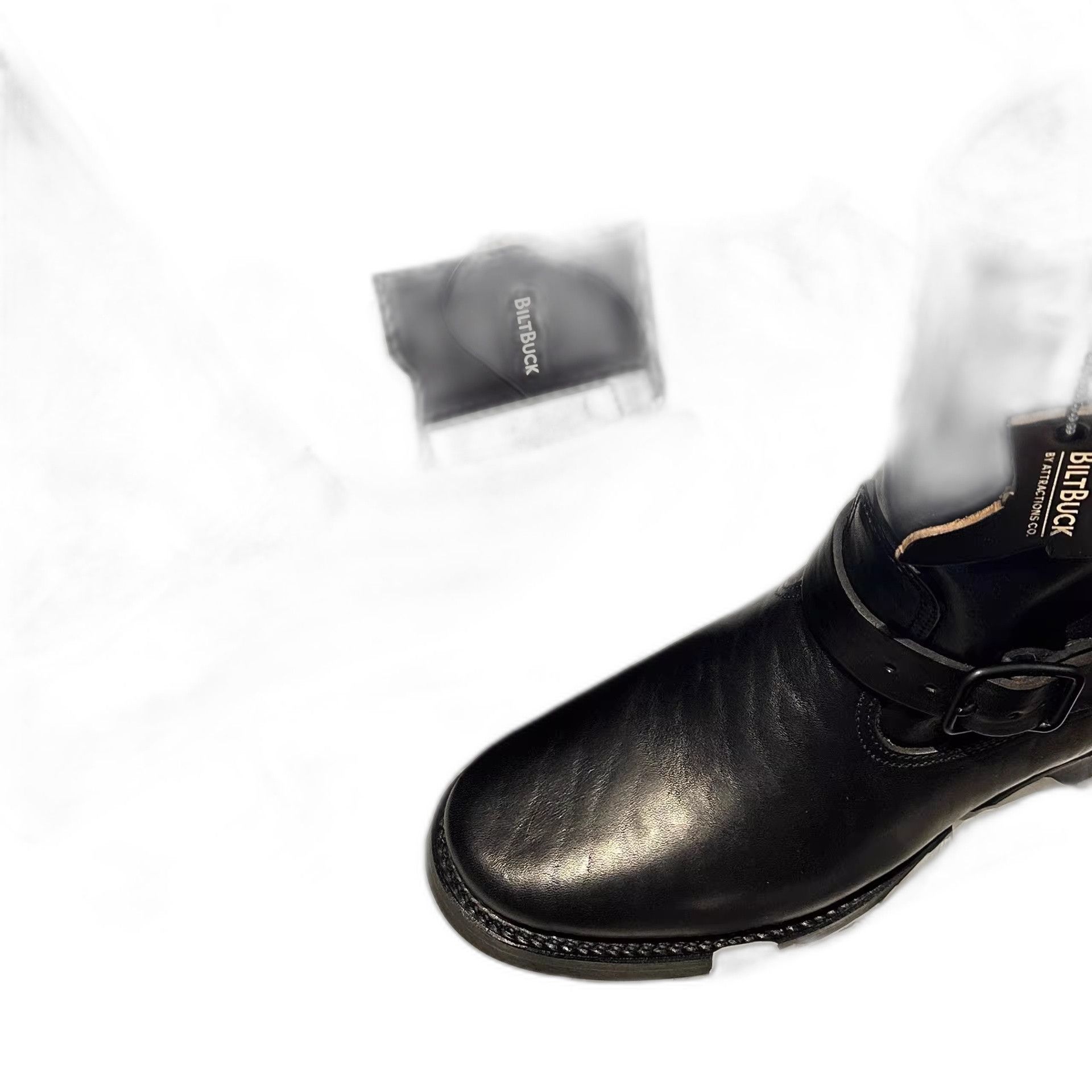 ATTRACTIONS The Pioneer Horsehide Engineer Boots Size US 6.5 / EU 39-40 - 1 Thumbnail
