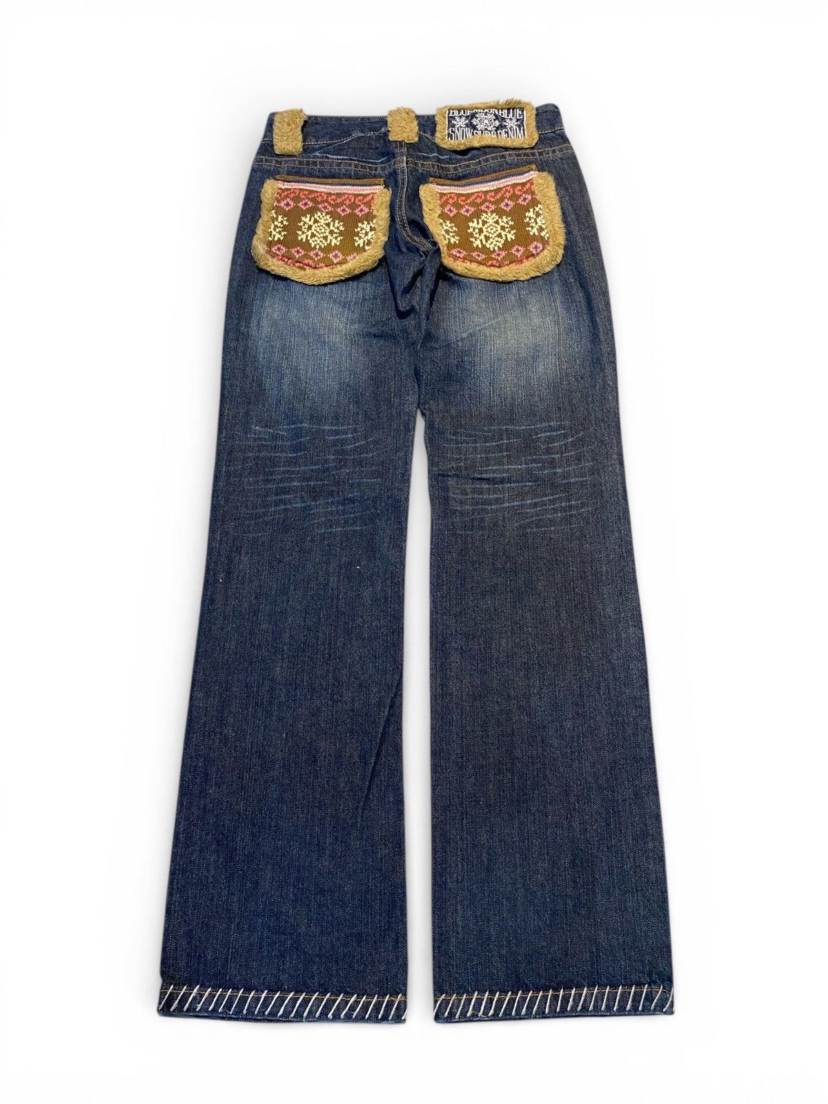 Japanese Brand VINTAGE BLUE MOON BLUE JEANS Size US 30 / EU 46 - 6 Thumbnail