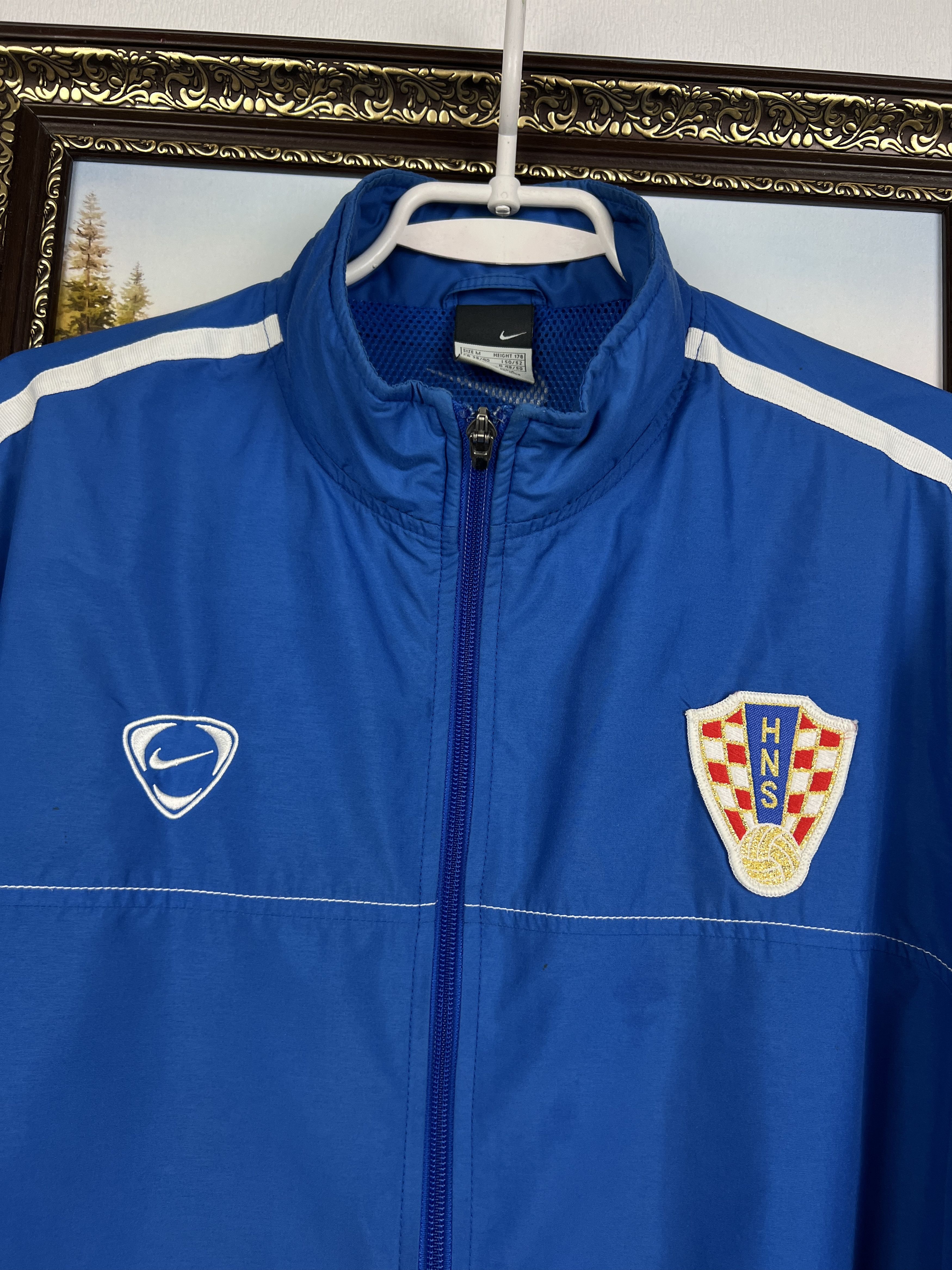 Nike Croatia Football Jacket Soccer Track Top National Team Size US M / EU 48-50 / 2 - 3 Thumbnail