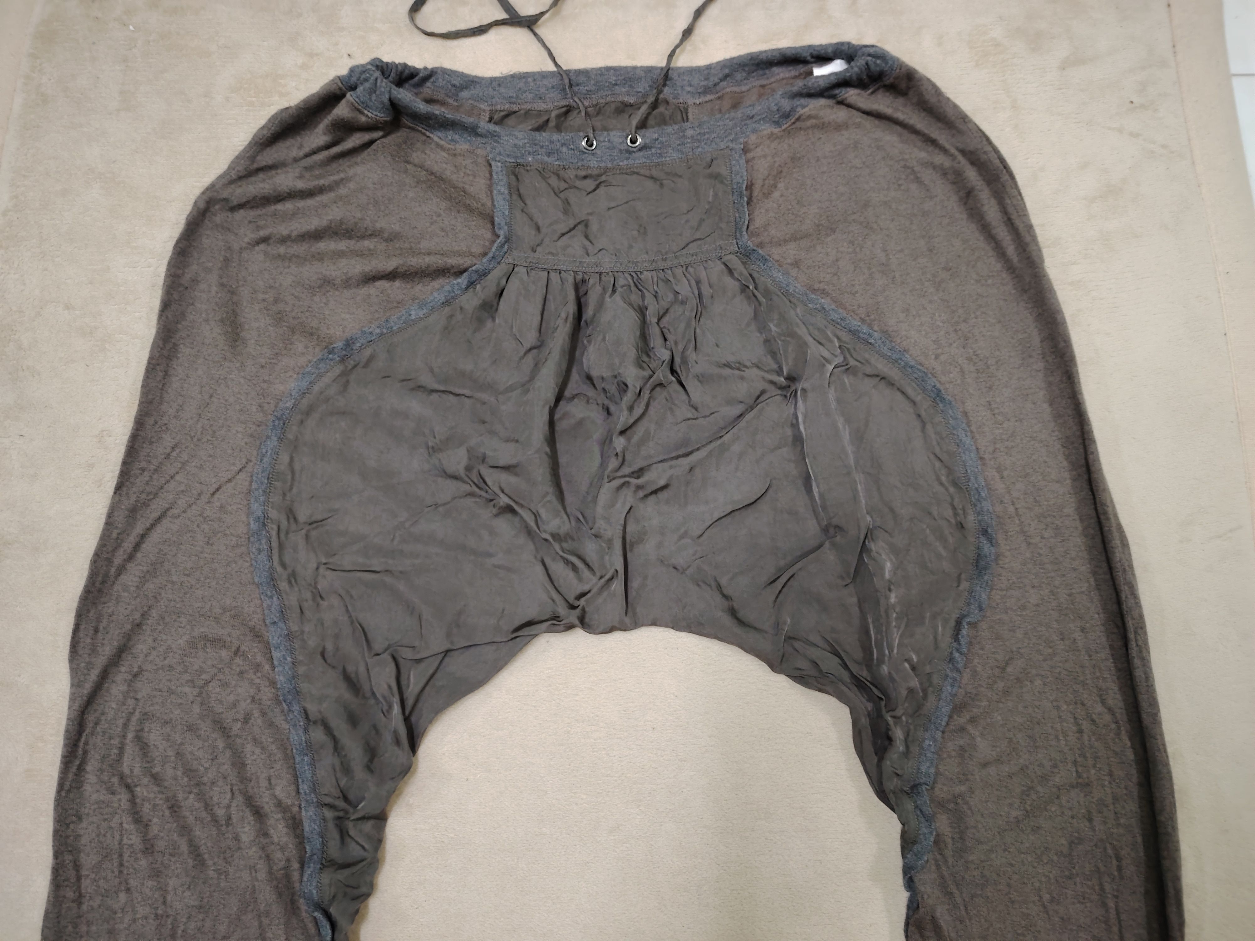 Issey Miyake Tsumori Chisato Drawstring Drop Crotch Harem Pant Size 26" / US 2 / IT 38 - 2 Thumbnail