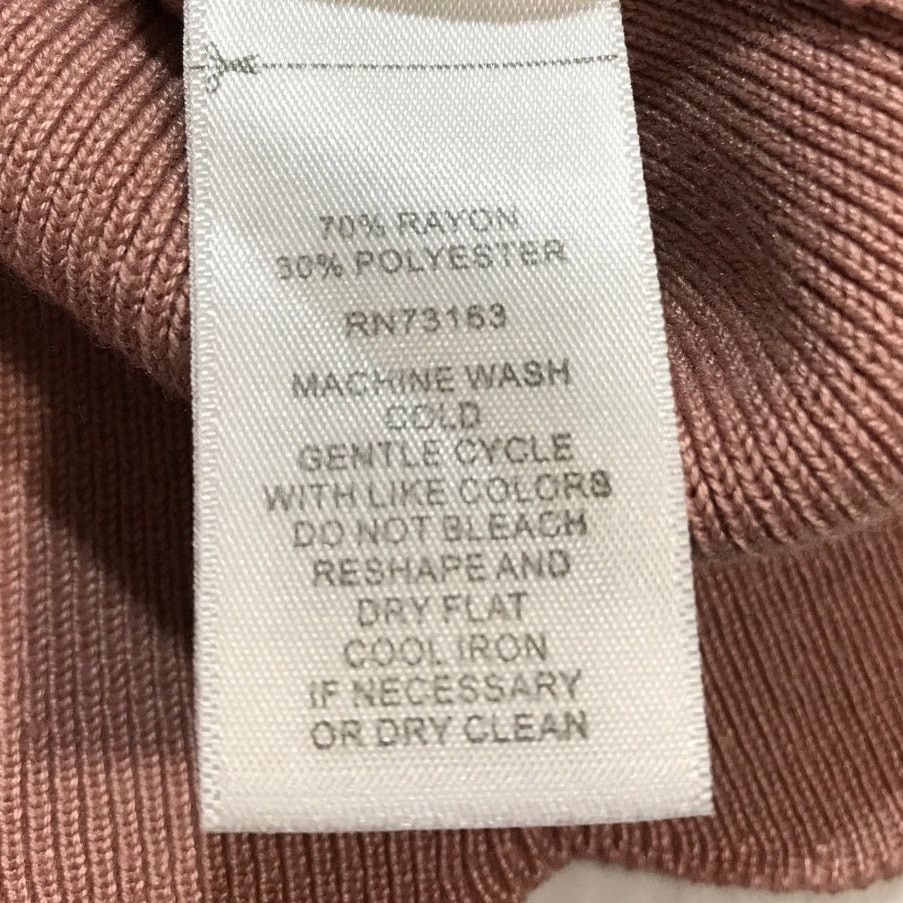 Other Cable & Gauge Mauve Scalloped Neckline ¾ Sleeve Sweater M Size M / US 6-8 / IT 42-44 - 5 Thumbnail