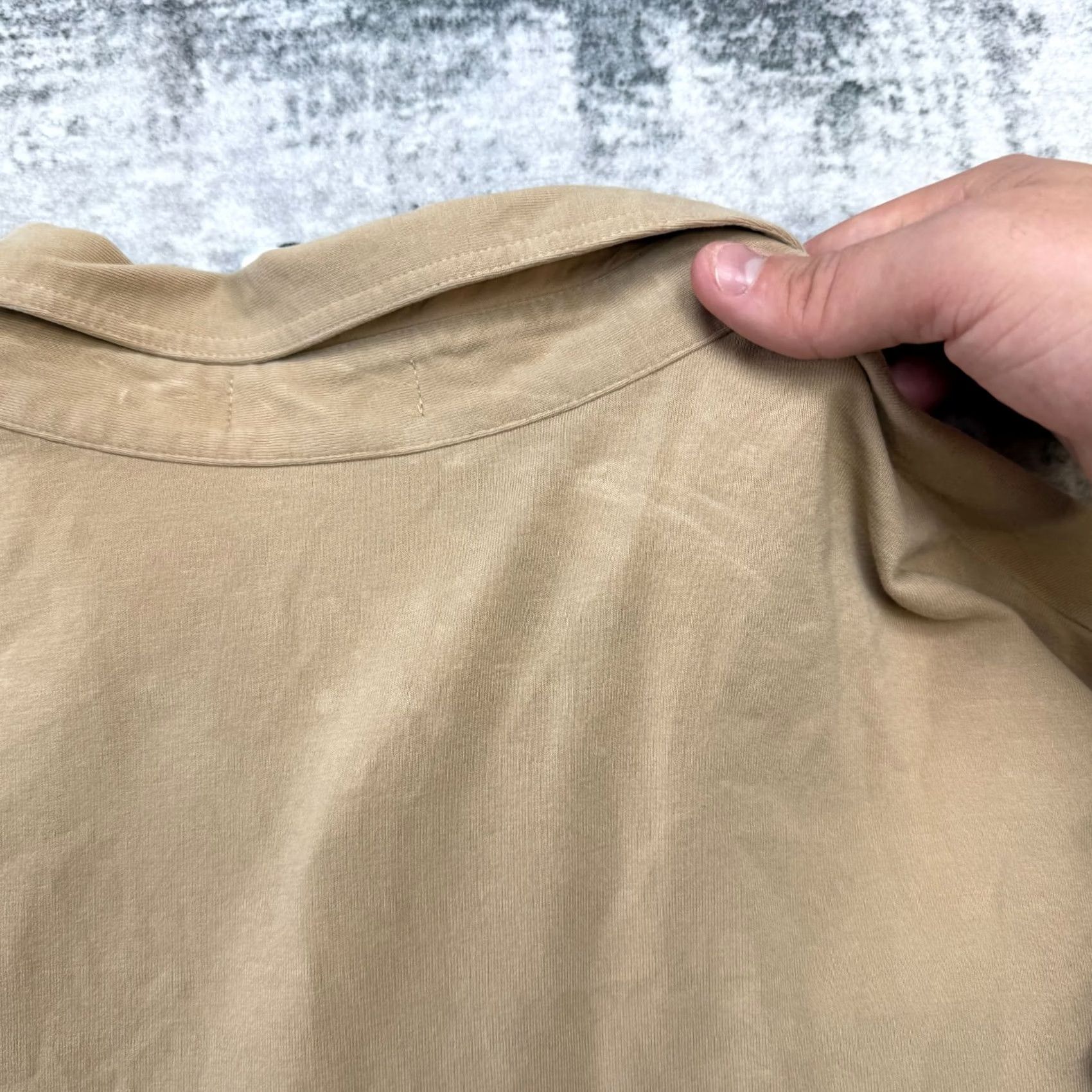 Peter Millar Peter Millar Shirt Men Medium NEW Crown Lava Wash Jersey Pearl Snap Stretch Sand Size US M / EU 48-50 / 2 - 4 Thumbnail