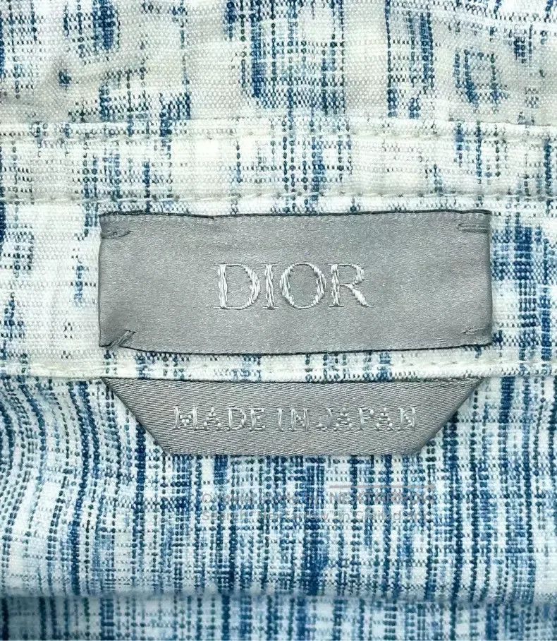 Dior Dior Blue old flower full logo denim shirt Size US XXS / EU 40 - 3 Thumbnail