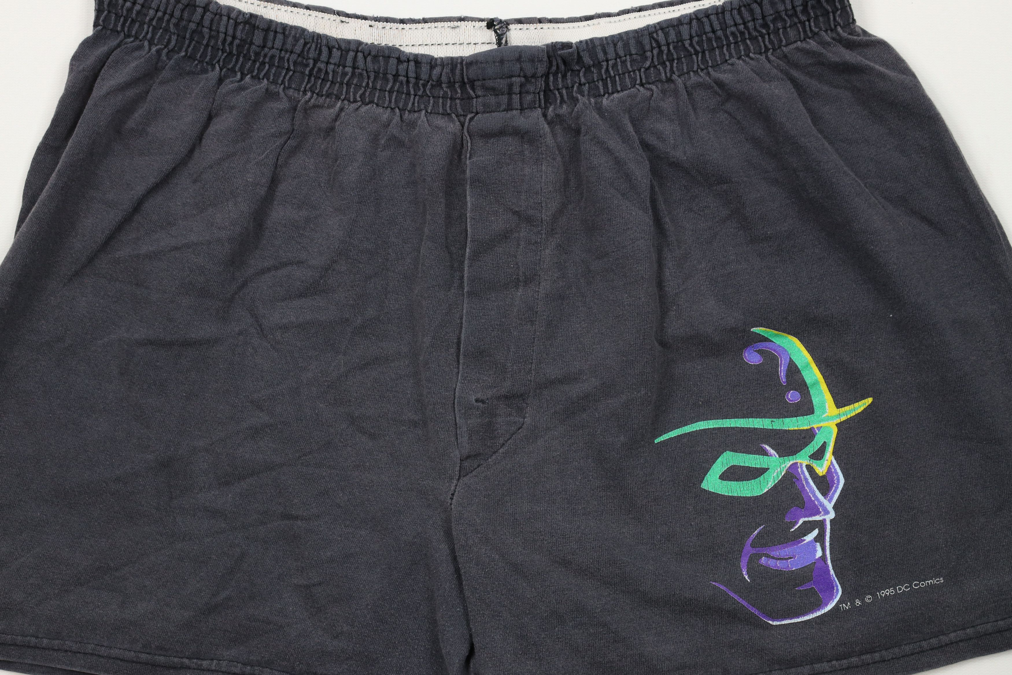 Vintage Vintage 90s Batman The Riddler Spell Out Short Shorts USA Size 30" / US 8 / IT 44 - 3 Thumbnail