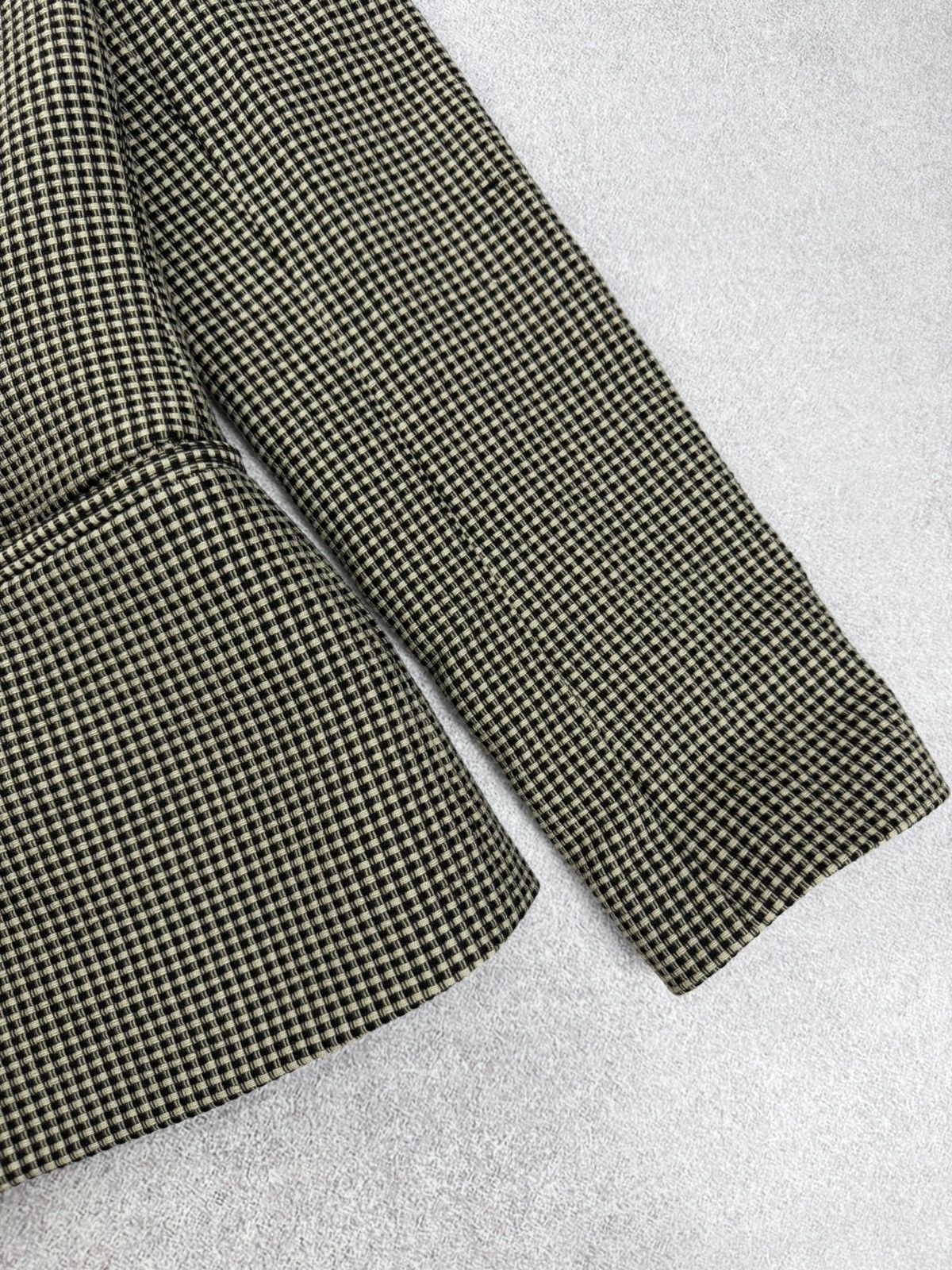 Giorgio Armani Vintage Giorgio Armani Classic Houndstooth Blazer Size 46 Size L / US 10 / IT 46 - 2 Thumbnail