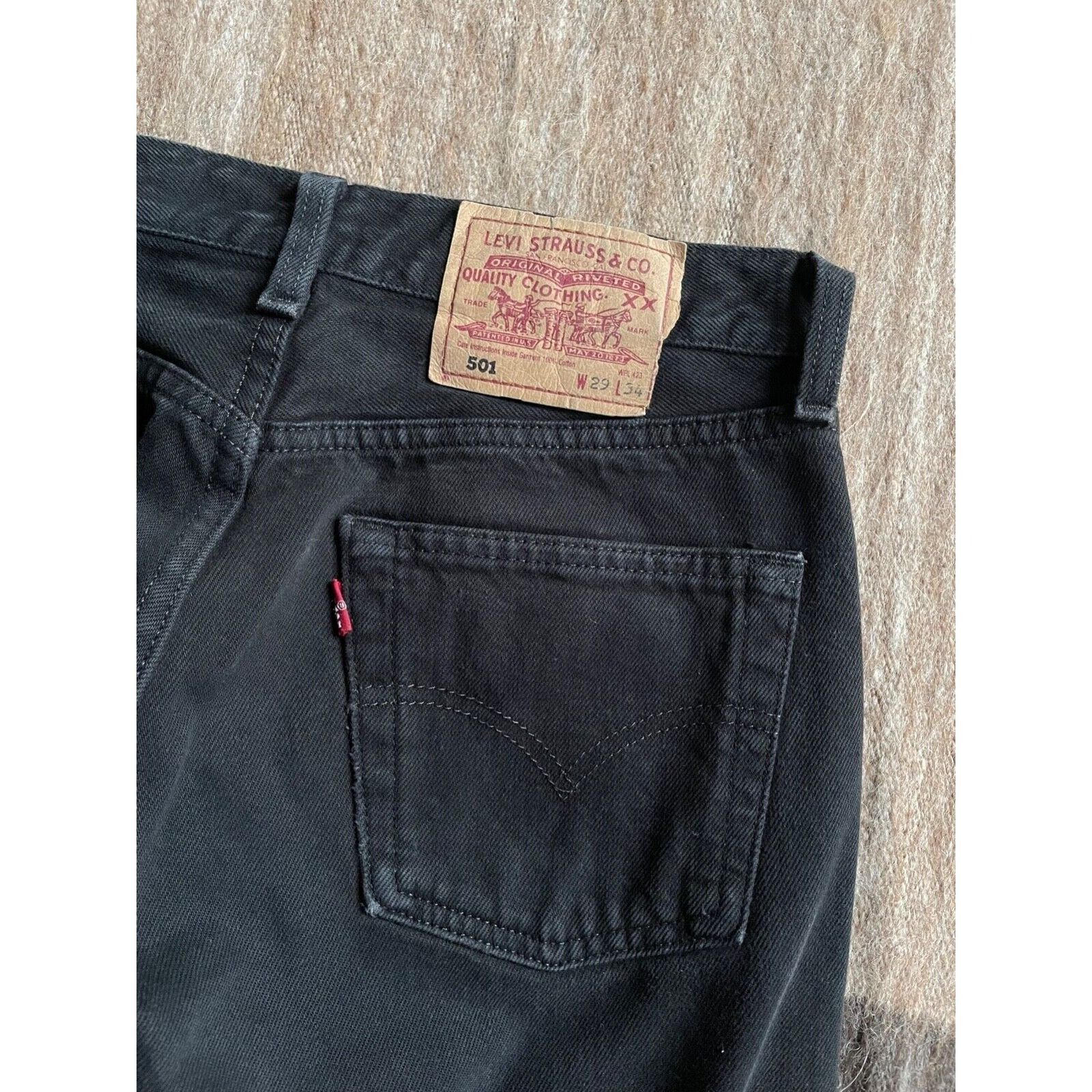 Jean Levi's USA Made Vintage 90s Denim Jeans 8184AC Size US 29 - 4 Thumbnail