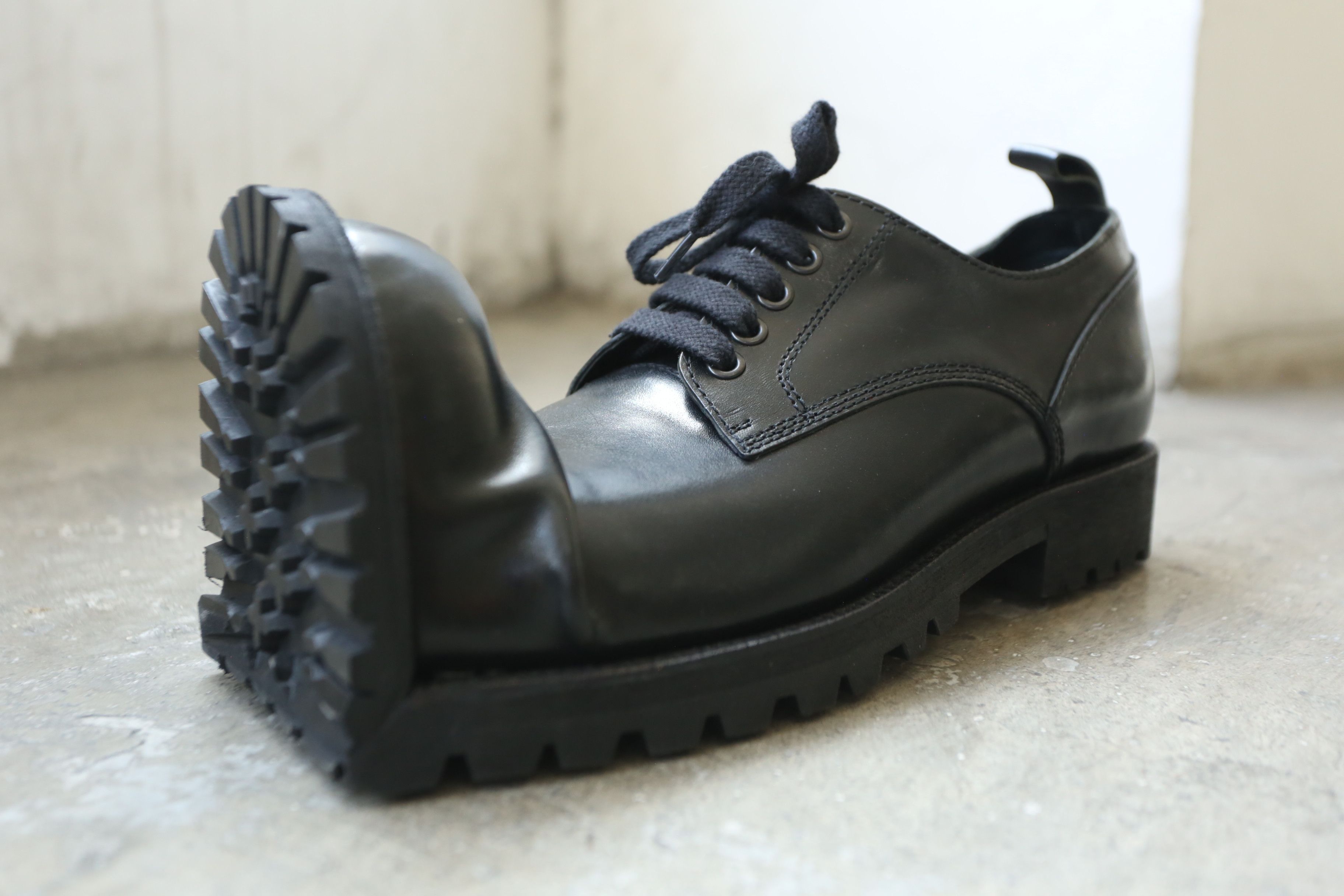 Comme des Garcons Homme Plus × Kids Love Gaite Kids Love Gaite - CDG HP - F/W 25 - Crushed-Toe Derbies Size US 9 / EU 42 - 12 Thumbnail
