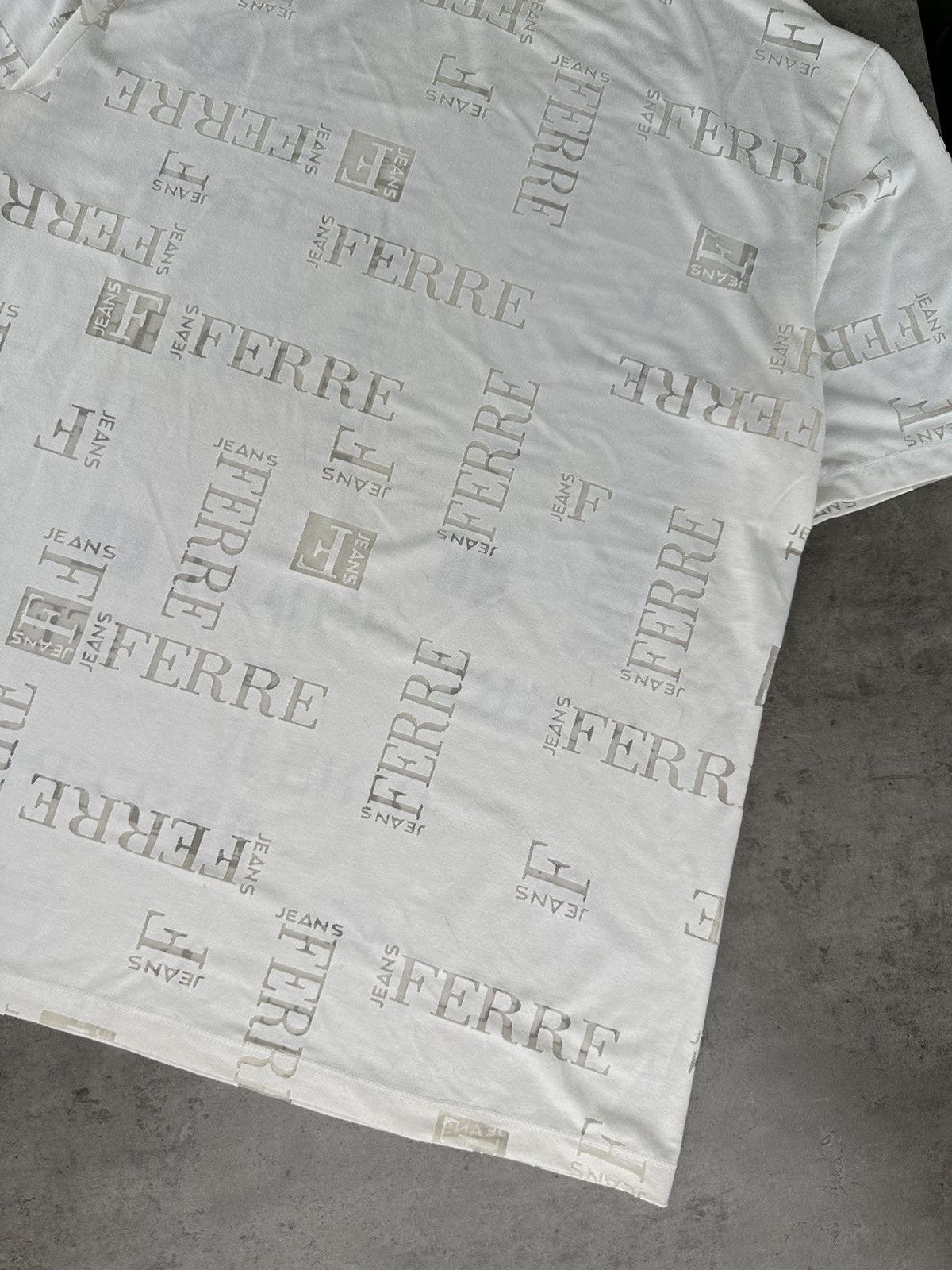 Ferre Ferre Vintage Monogram T-Shirt Size US XXL / EU 58 / 5 - 12 Thumbnail