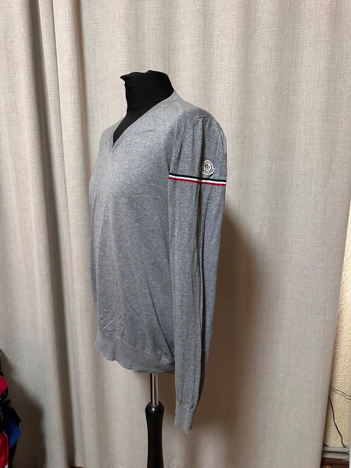 Moncler Moncler Maglione Tricot Scollo V-Neck Sweater Sz XXL Size US XXL / EU 58 / 5 - 3 Thumbnail