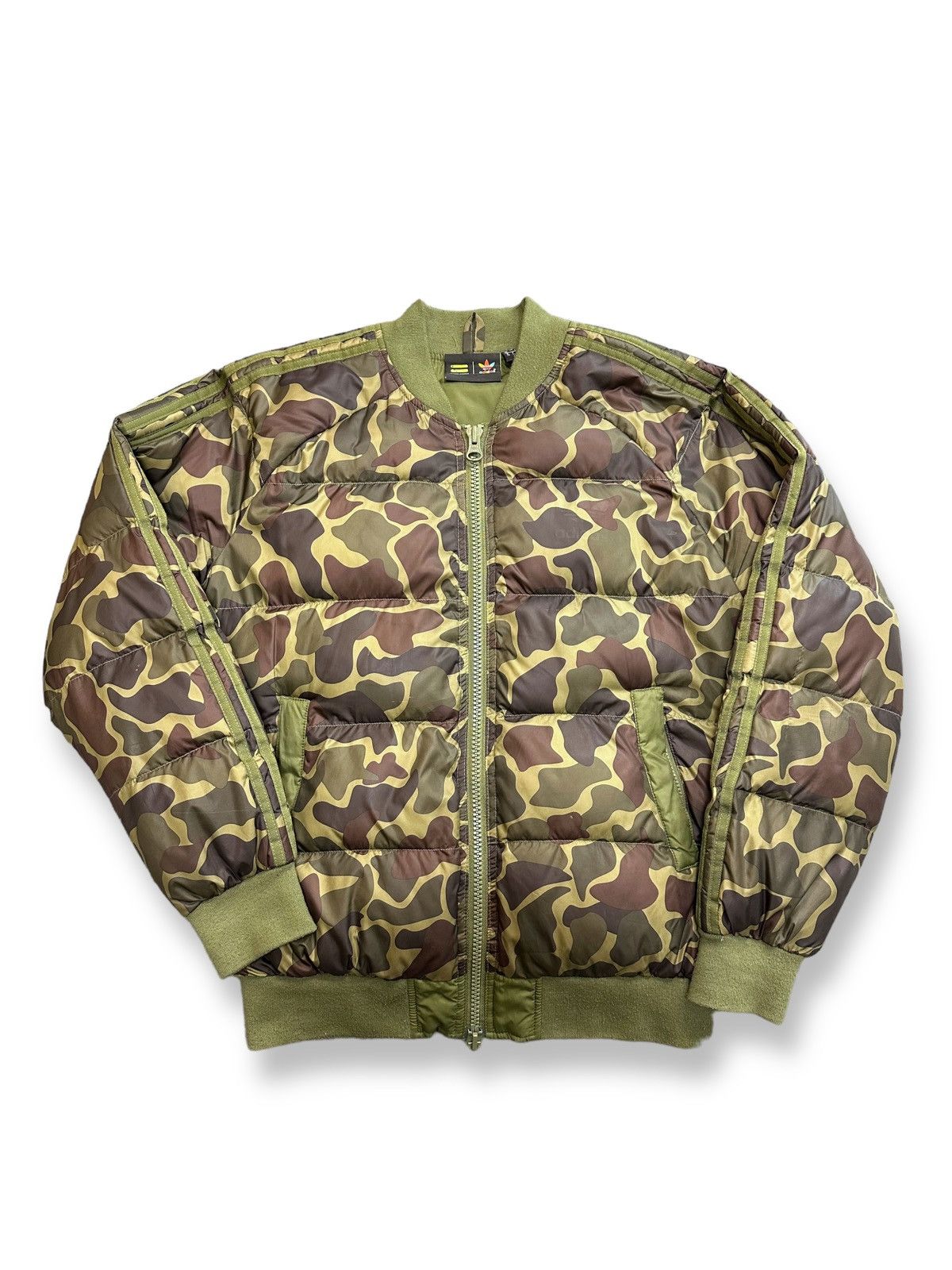 adidas originals x pharrell williams printed bomber jacket