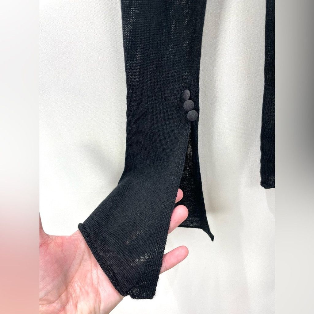 Other Betty Chow Tencel Wool Black Flare Sleeve Sweater Size S Size S / US 4 / IT 40 - 5 Thumbnail