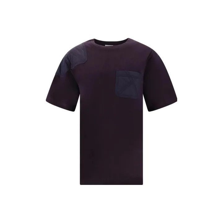 Burberry Burberry Burberry Color Blocked Round Neck Short Sleeve Te Size US L / EU 52-54 / 3 - 1 Thumbnail
