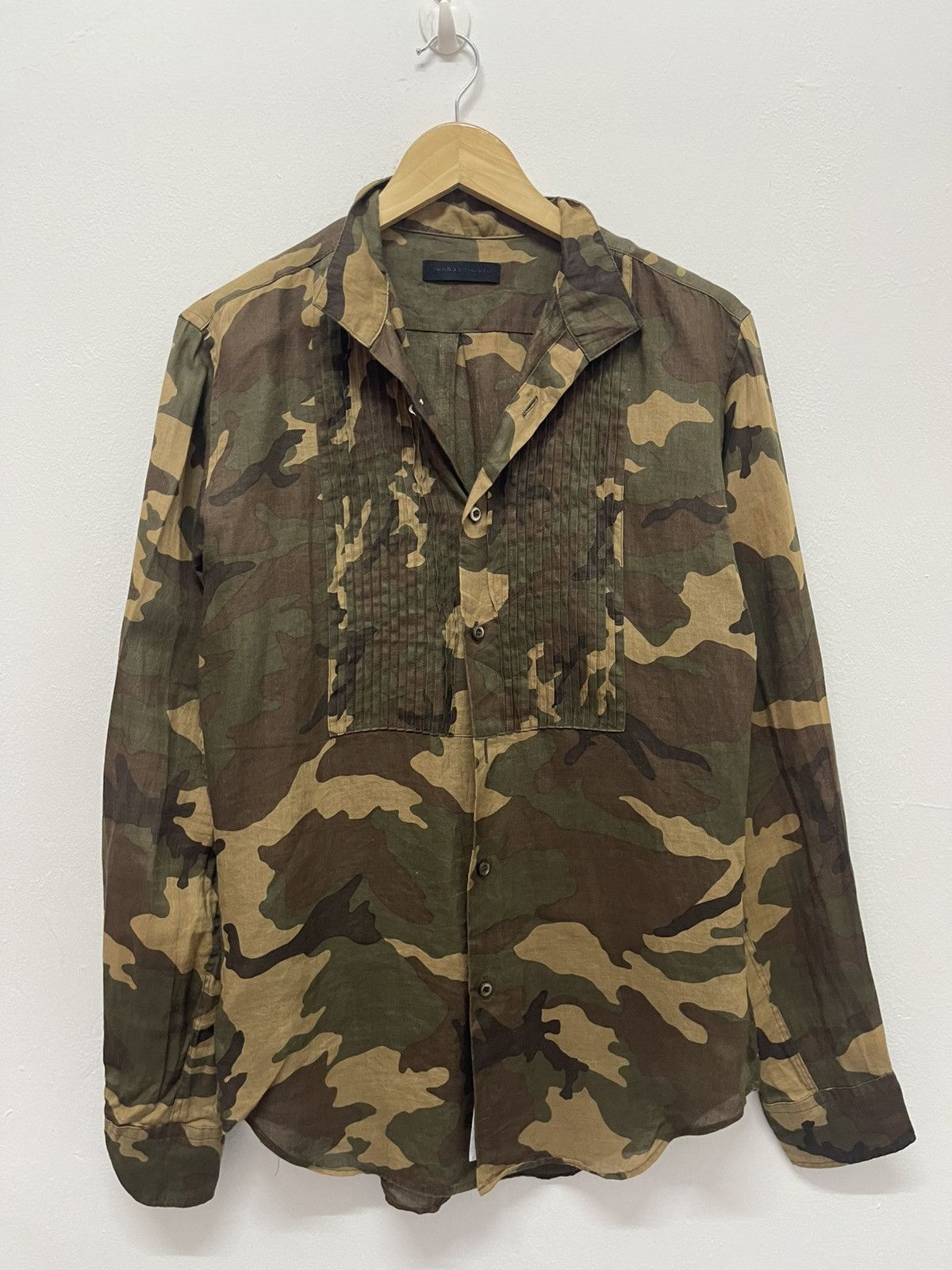 junhashimoto Vintage Junhashimoto Camouflaged Casual Shirt Size US M / EU 48-50 / 2 - 1 Thumbnail