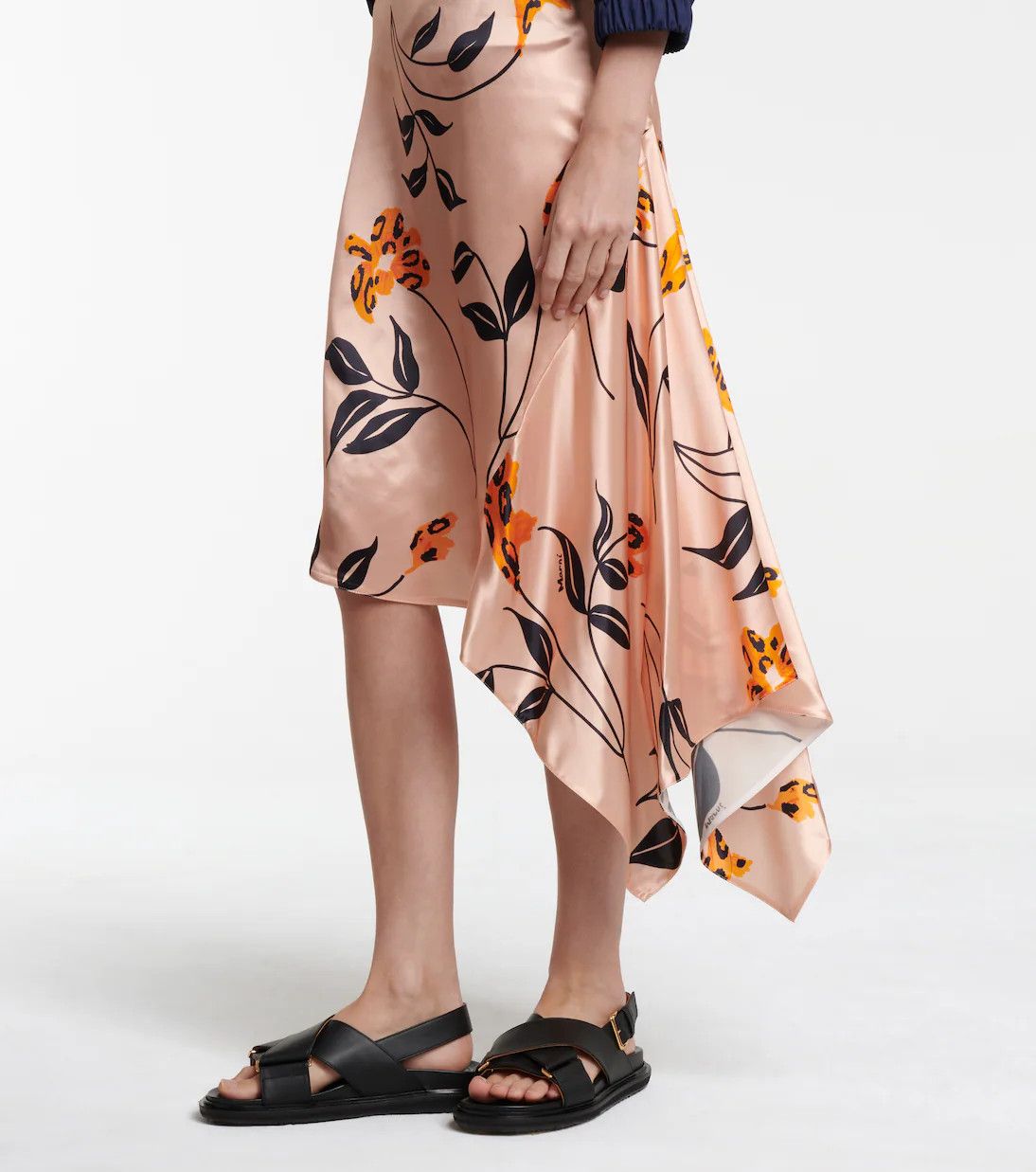 Marni o1y1125 Midi Skirt in Multicolor Size 32" / US 10 / IT 46 - 5 Thumbnail